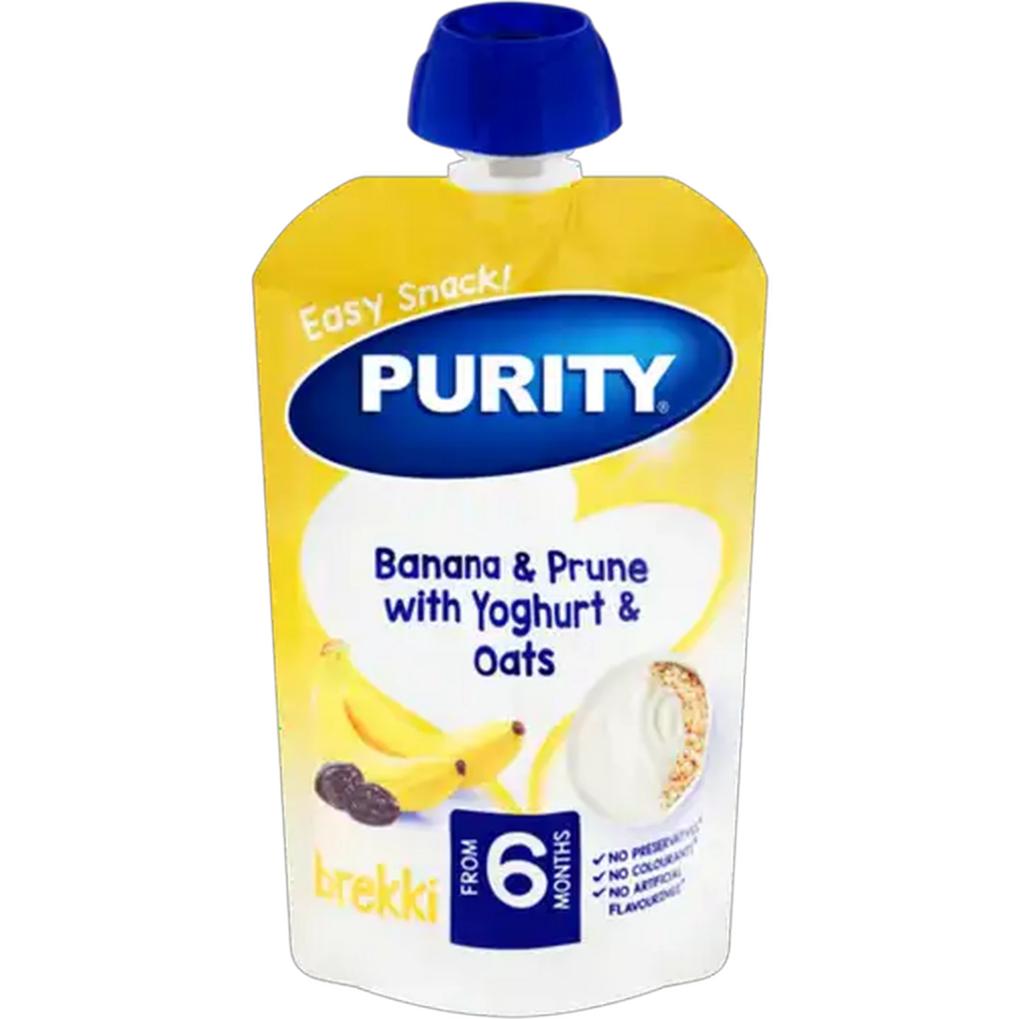 Image of PURITY From 6 Months Banana & Prune with Yoghurt & Oats Brekki 110ml