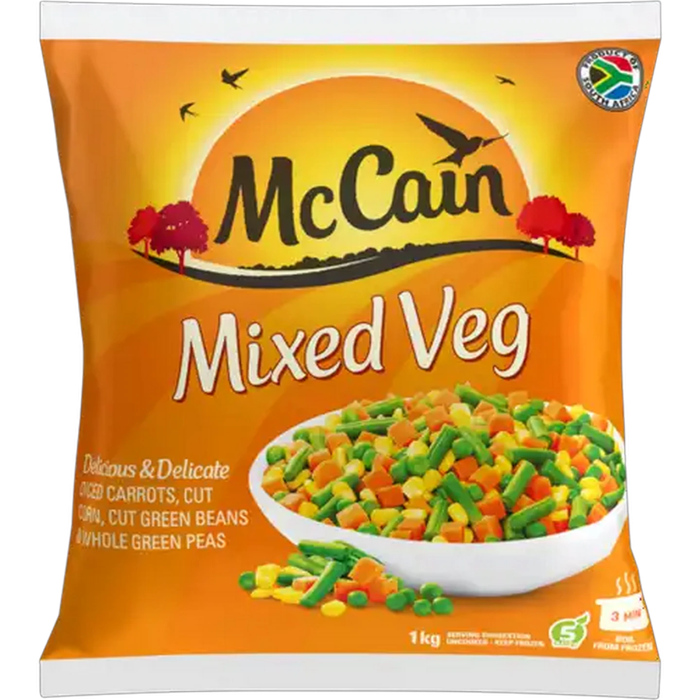 Image of McCain Frozen Mixed Vegetables 1kg