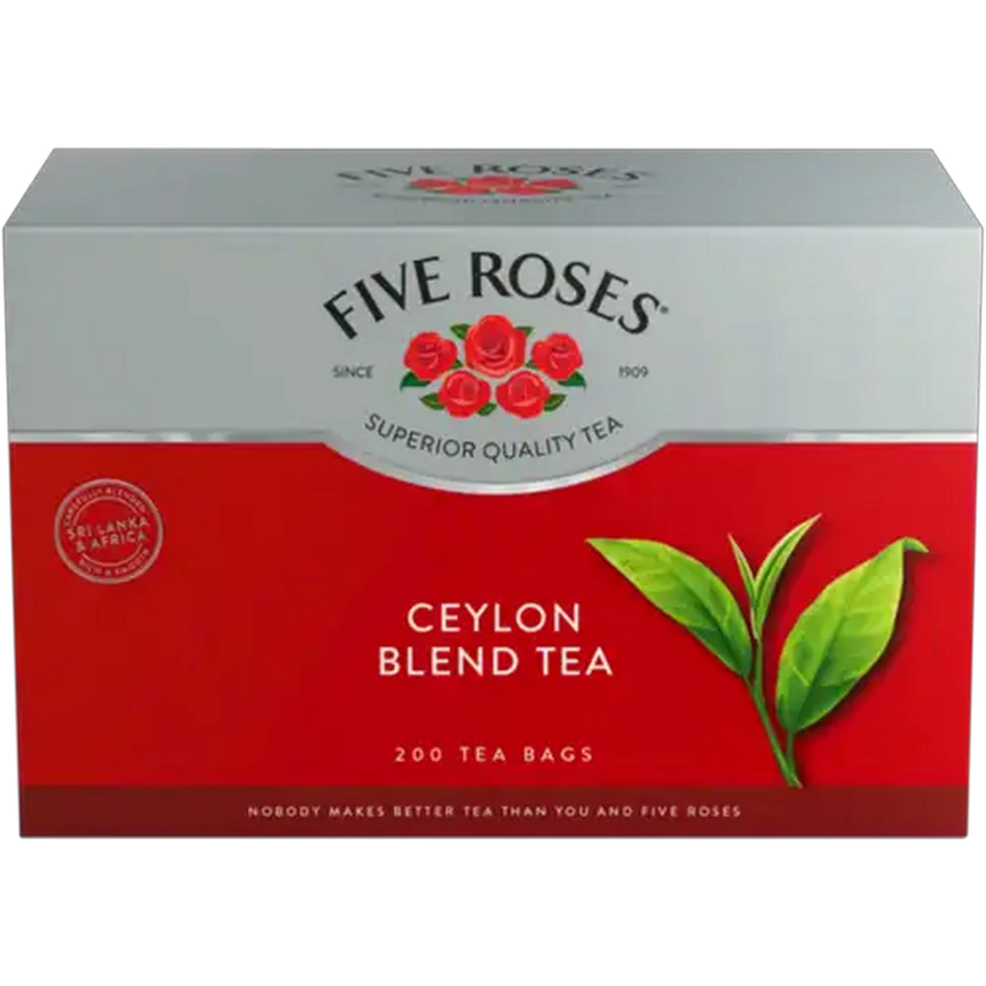 Image of Five Roses Ceylon Blend Tagless Tea Bags 200 Pack