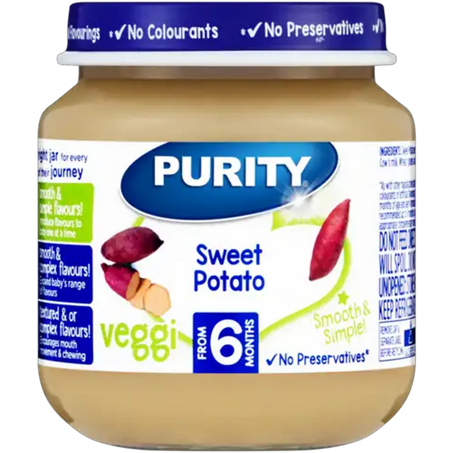 Image of PURITY From 6 Months Sweet Potato Veggi 125ml