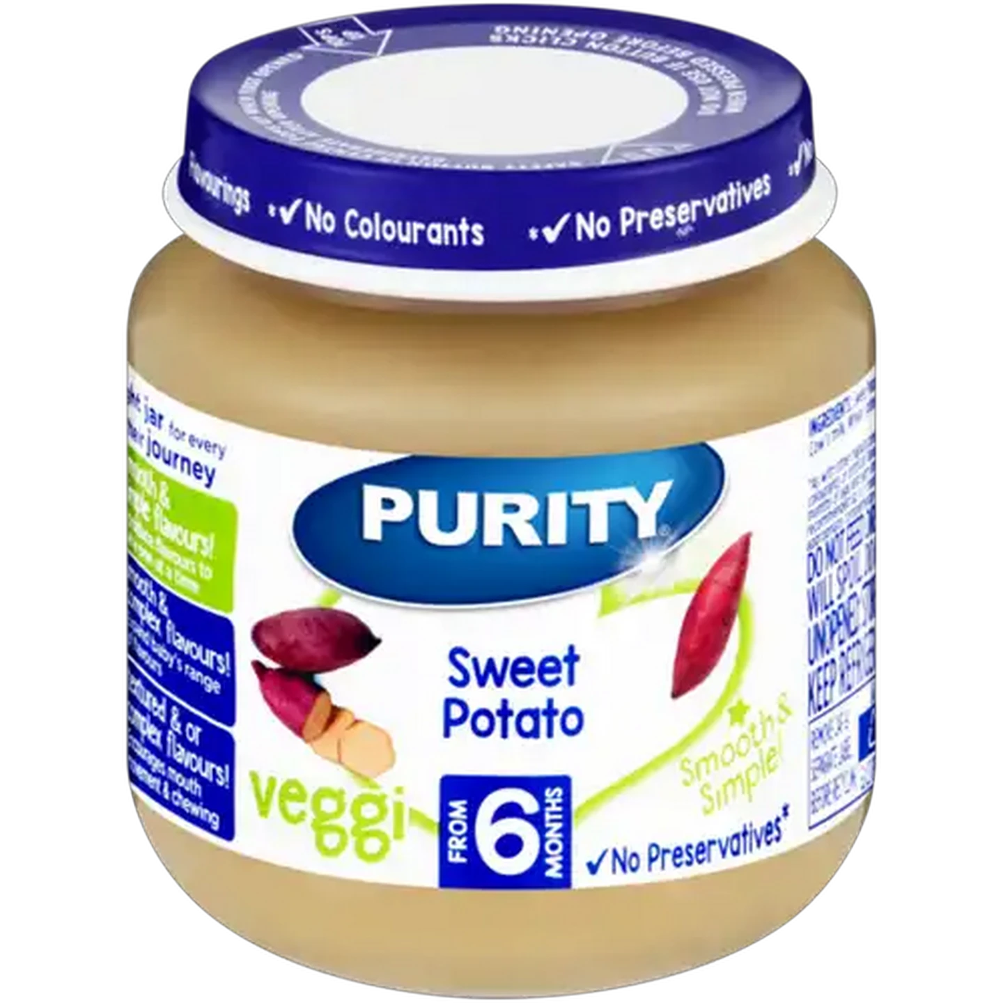 Image of PURITY From 6 Months Sweet Potato Veggi 125ml