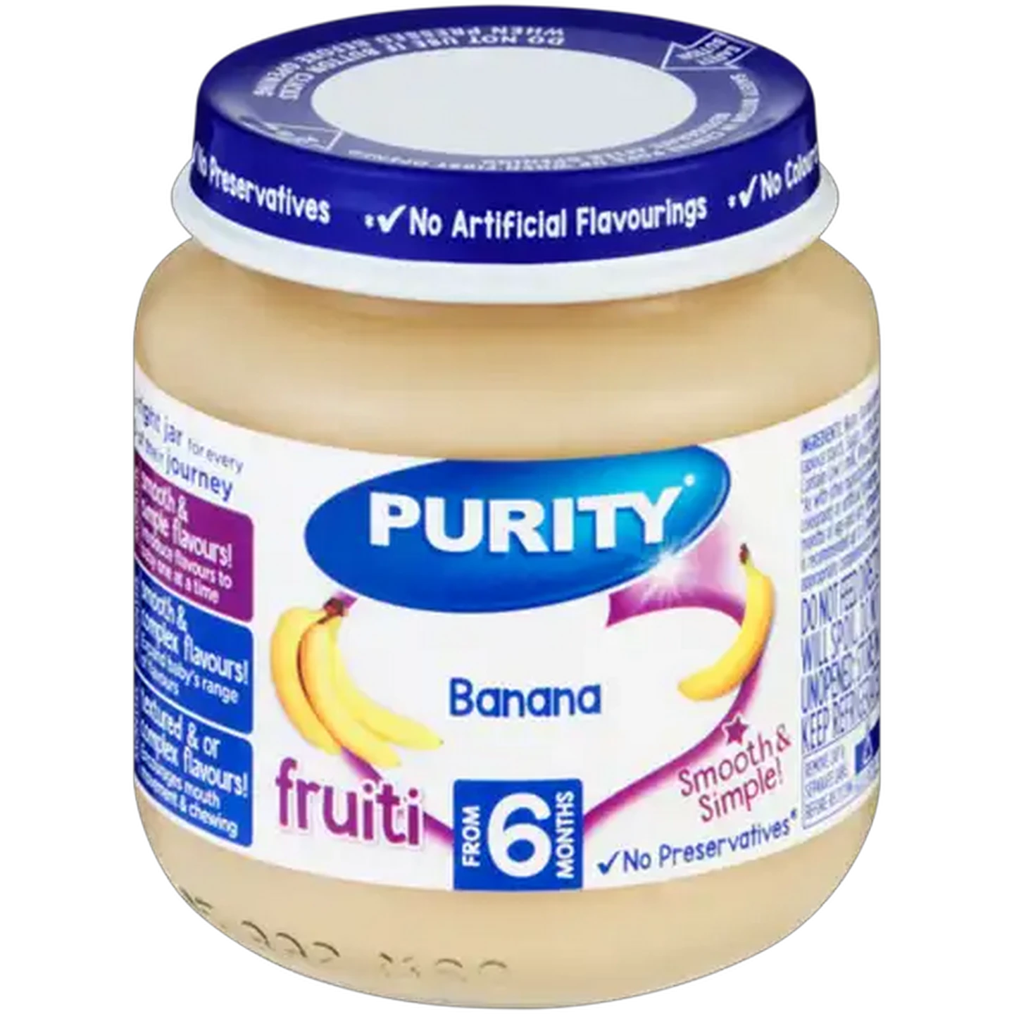 Image of PURITY From 6 Months Banana Fruiti 125ml