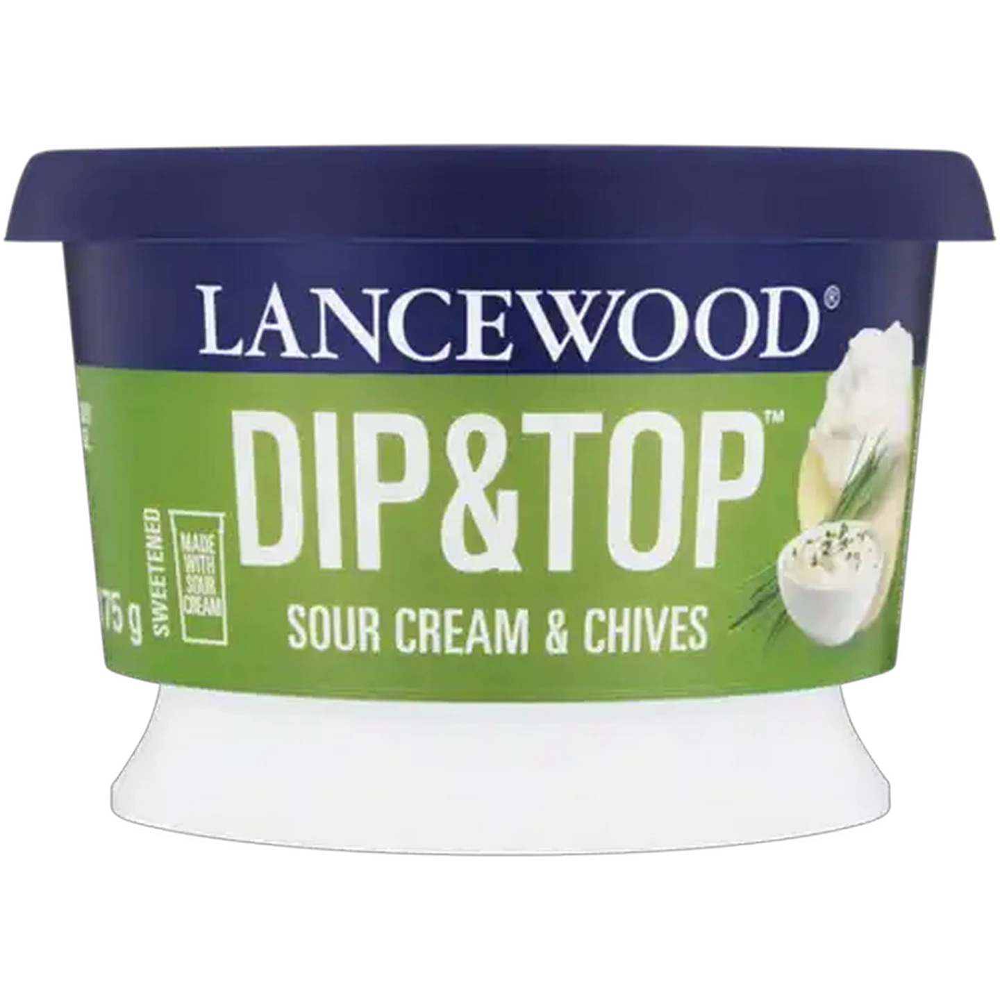 Image of LANCEWOOD DIP&TOP Sour Cream & Chives Dip 175g