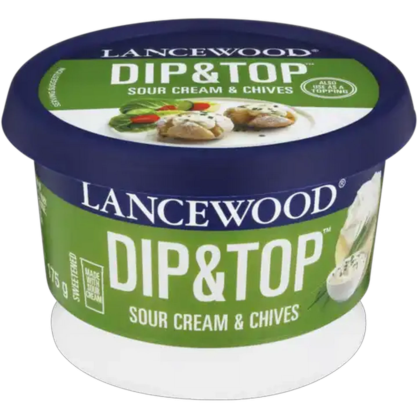 Image of LANCEWOOD DIP&TOP Sour Cream & Chives Dip 175g
