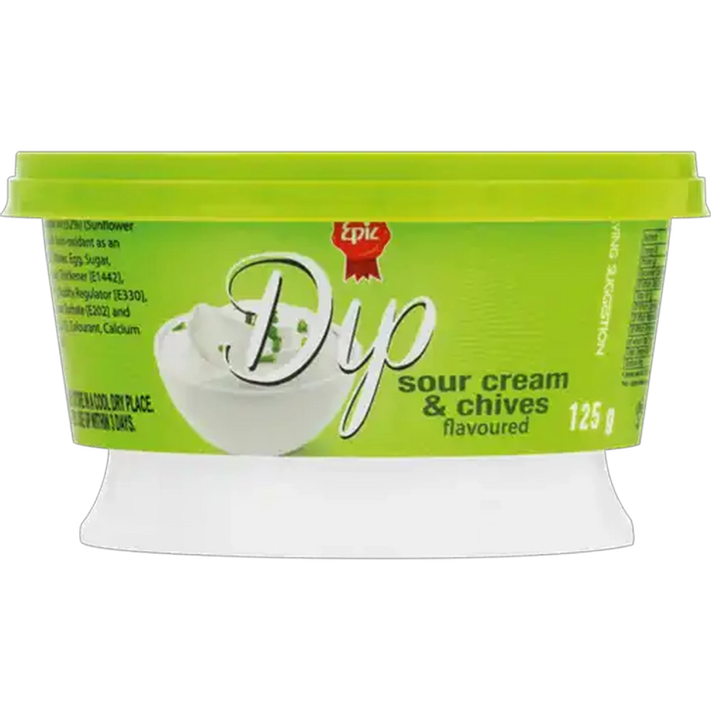 Image of Epic Fresh Sour Cream & Chives Dip 125g