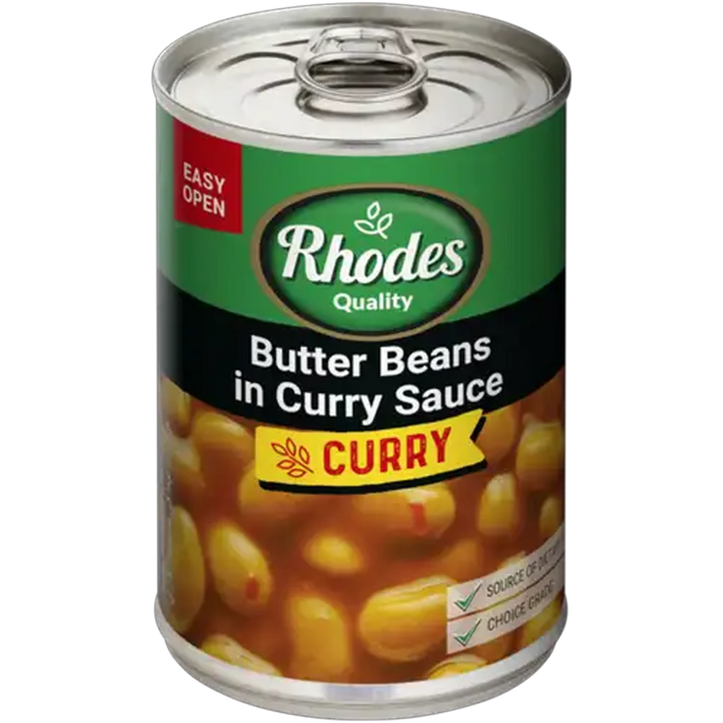 Image of Rhodes Quality Butter Beans in Curry Sauce 410g