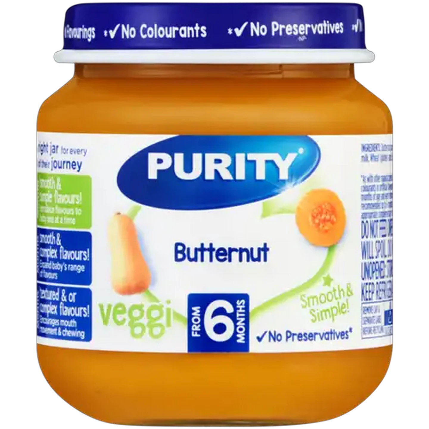 Image of PURITY From 6 Months Butternut Veggi 125ml