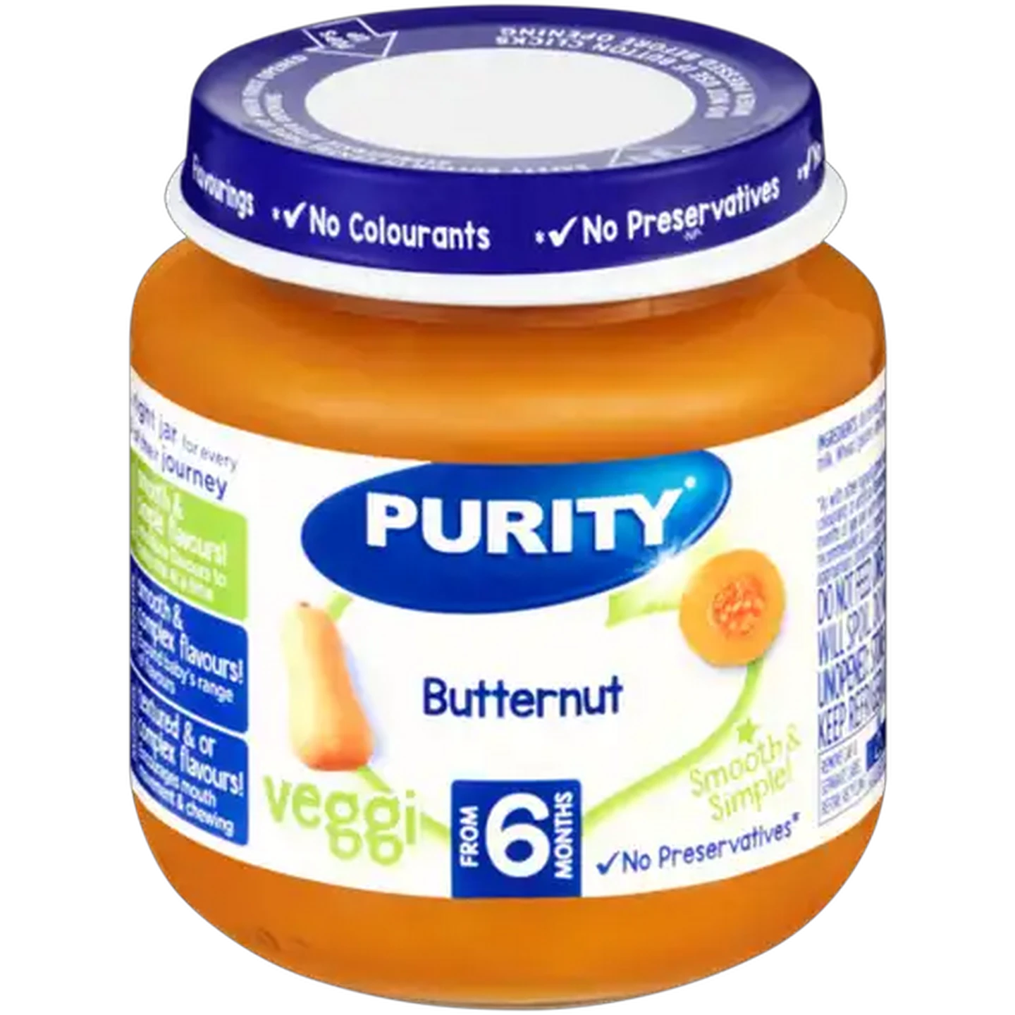 Image of PURITY From 6 Months Butternut Veggi 125ml