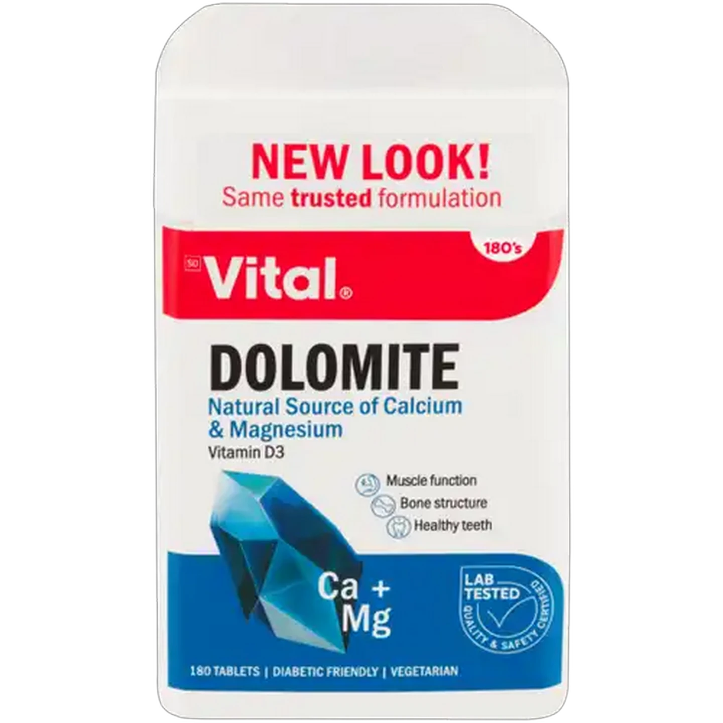 Image of Vital Dolomite Mineral Tablets 200 Pack