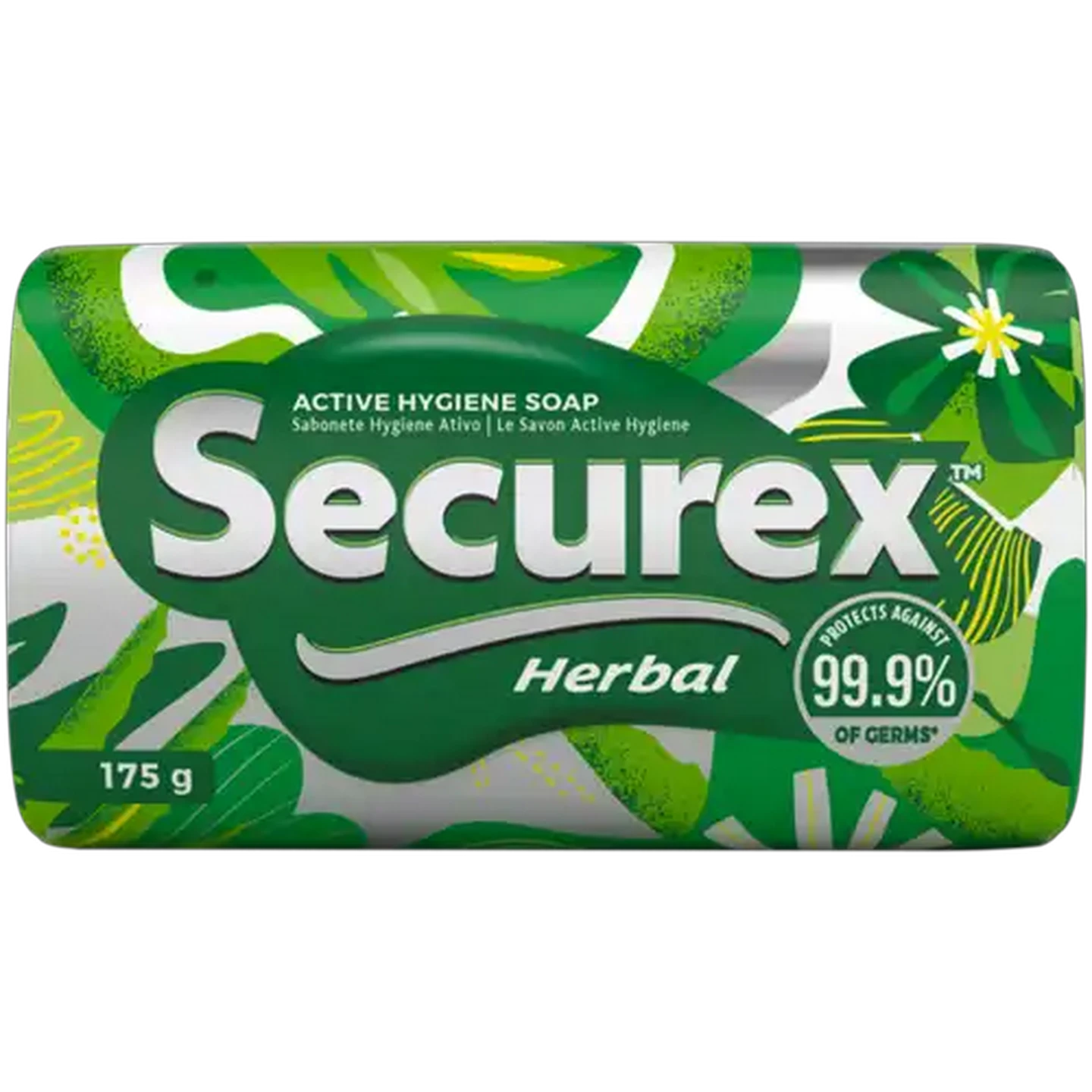 Image of Securex Herbal Active Hygiene Bar Soap 175g