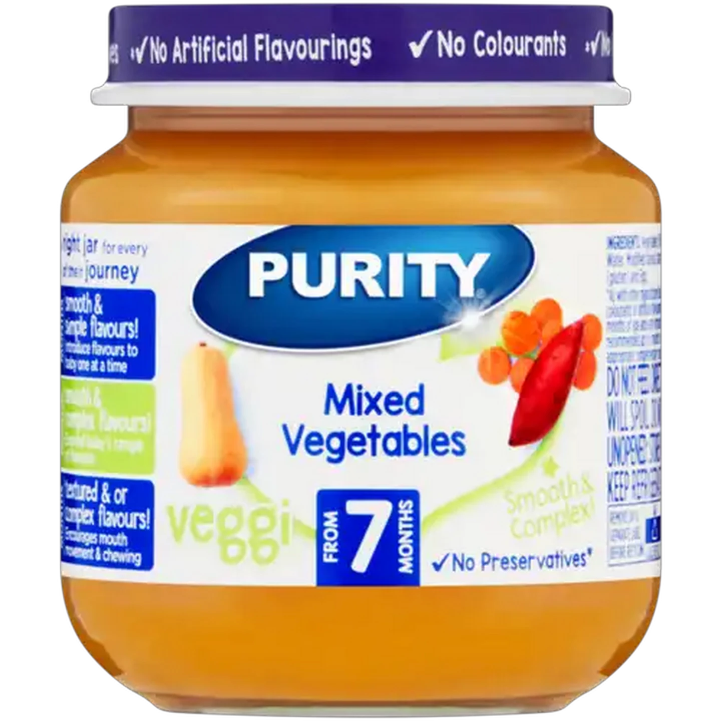 Image of PURITY From 7 Months Mixed Vegetables Veggi 125ml
