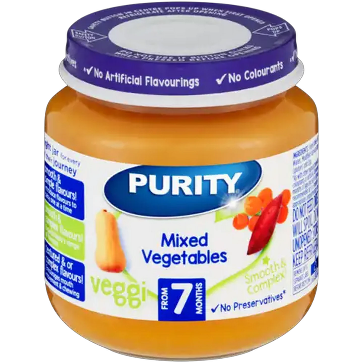 Image of PURITY From 7 Months Mixed Vegetables Veggi 125ml