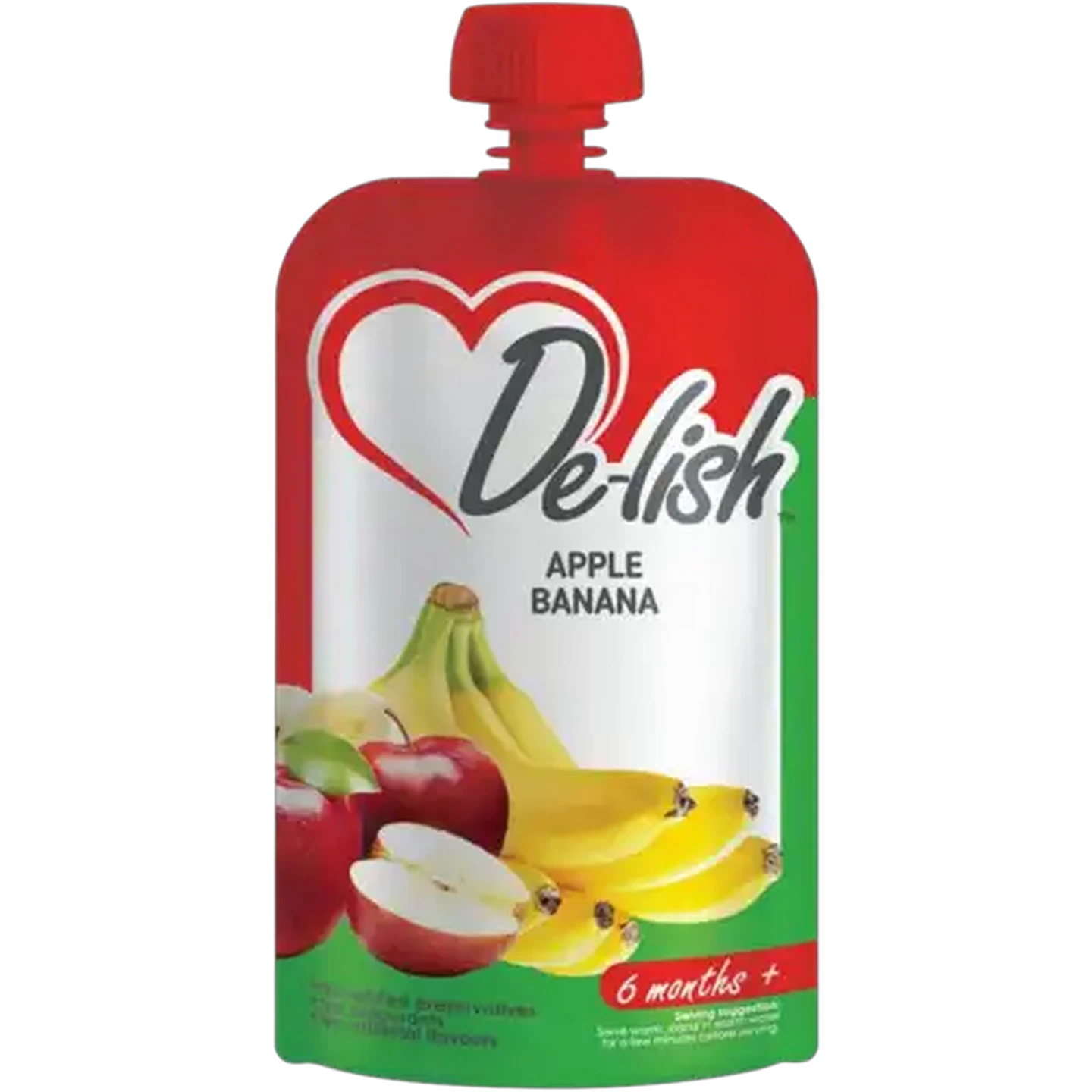 Image of De-lish Apple Banana Baby Food Pouch 110ml