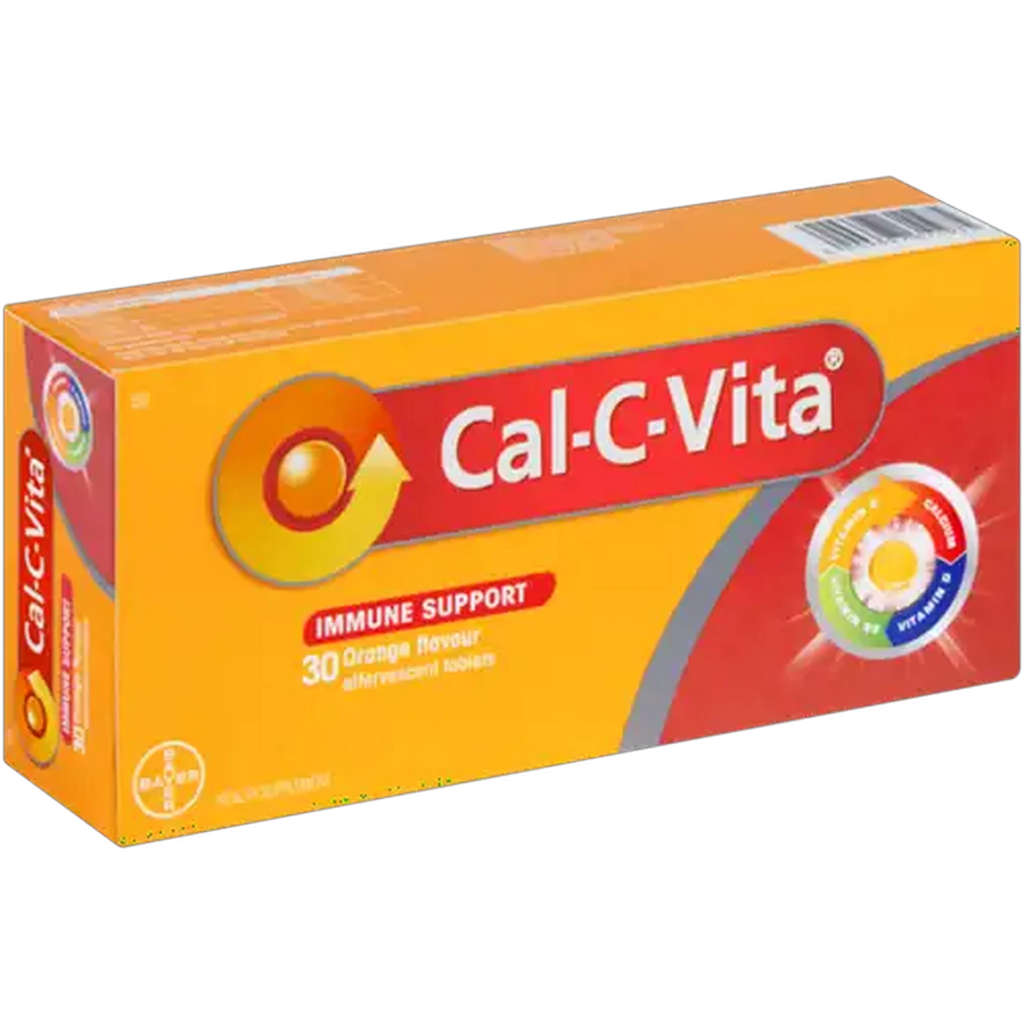 Image of Cal-C-Vita Orange Flavour Immune Support Effervescent Tablets 30 Pack