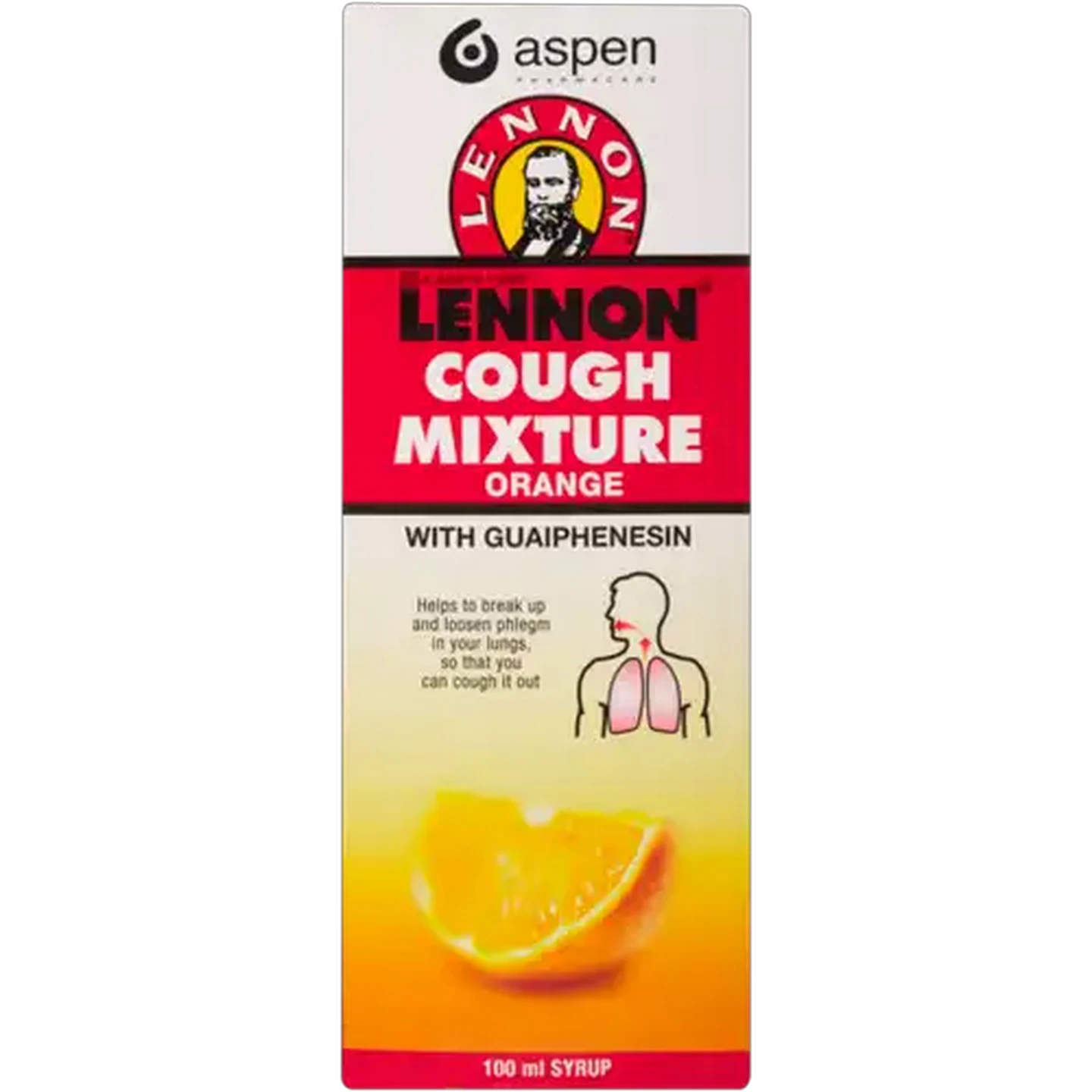 Image of Lennon Orange Cough Mixture 100ml