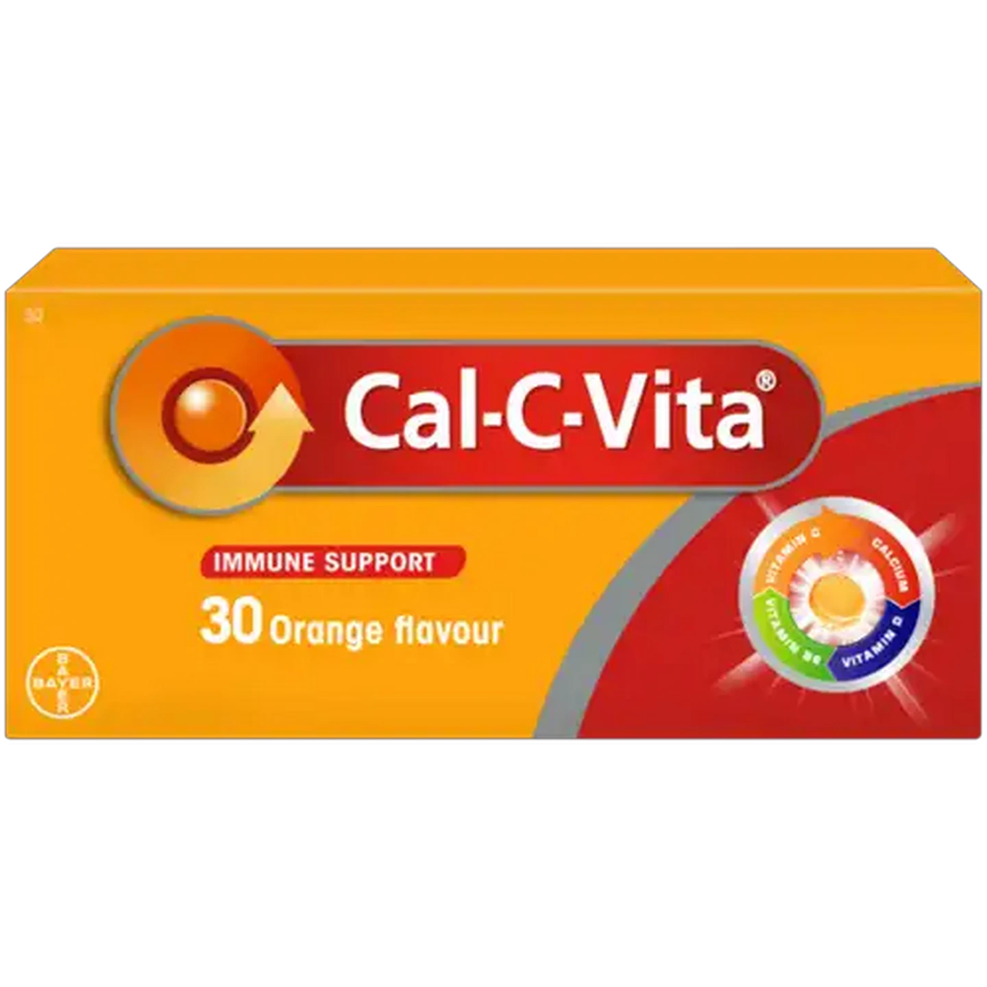 Image of Cal-C-Vita Orange Flavour Immune Support Effervescent Tablets 30 Pack