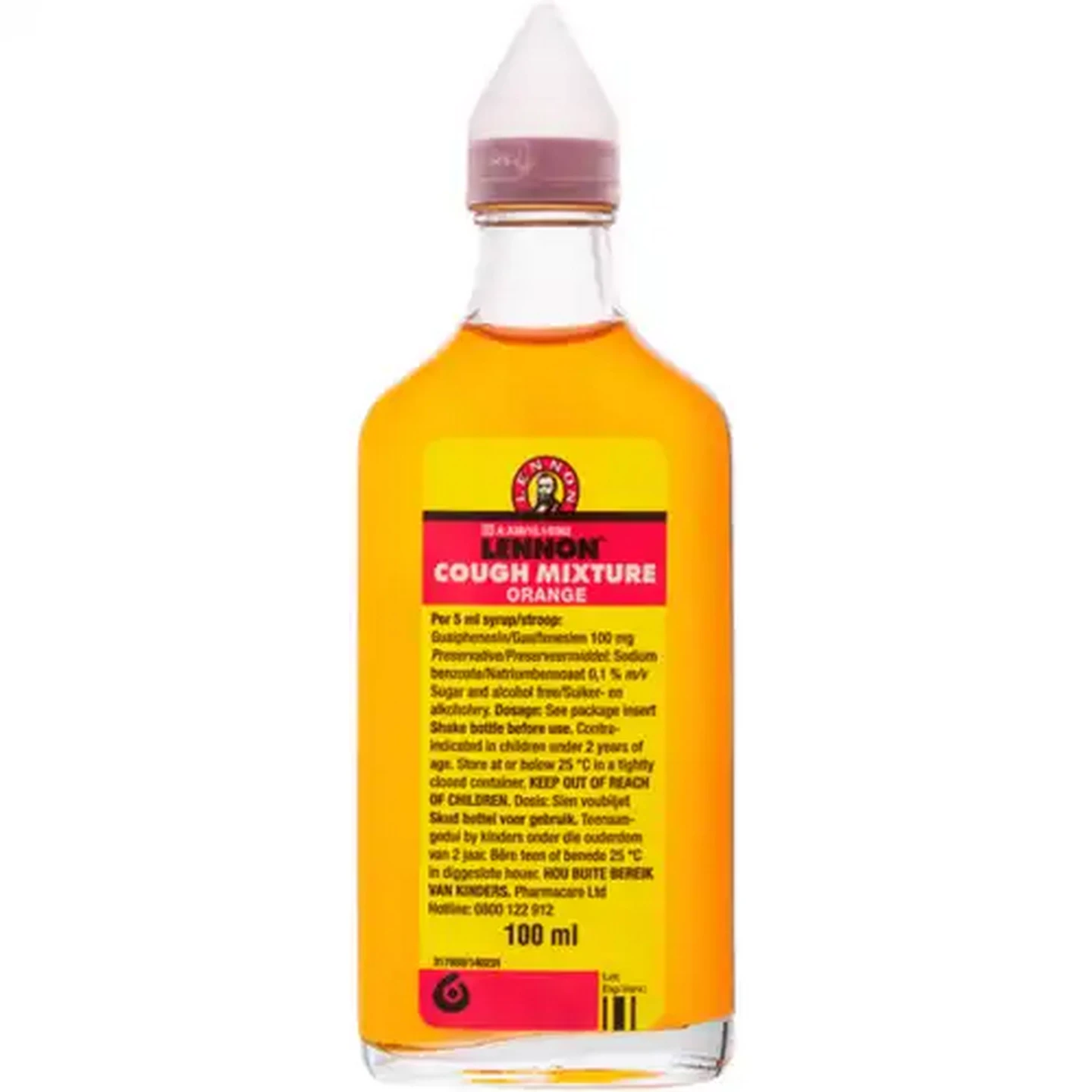 Image of Lennon Orange Cough Mixture 100ml