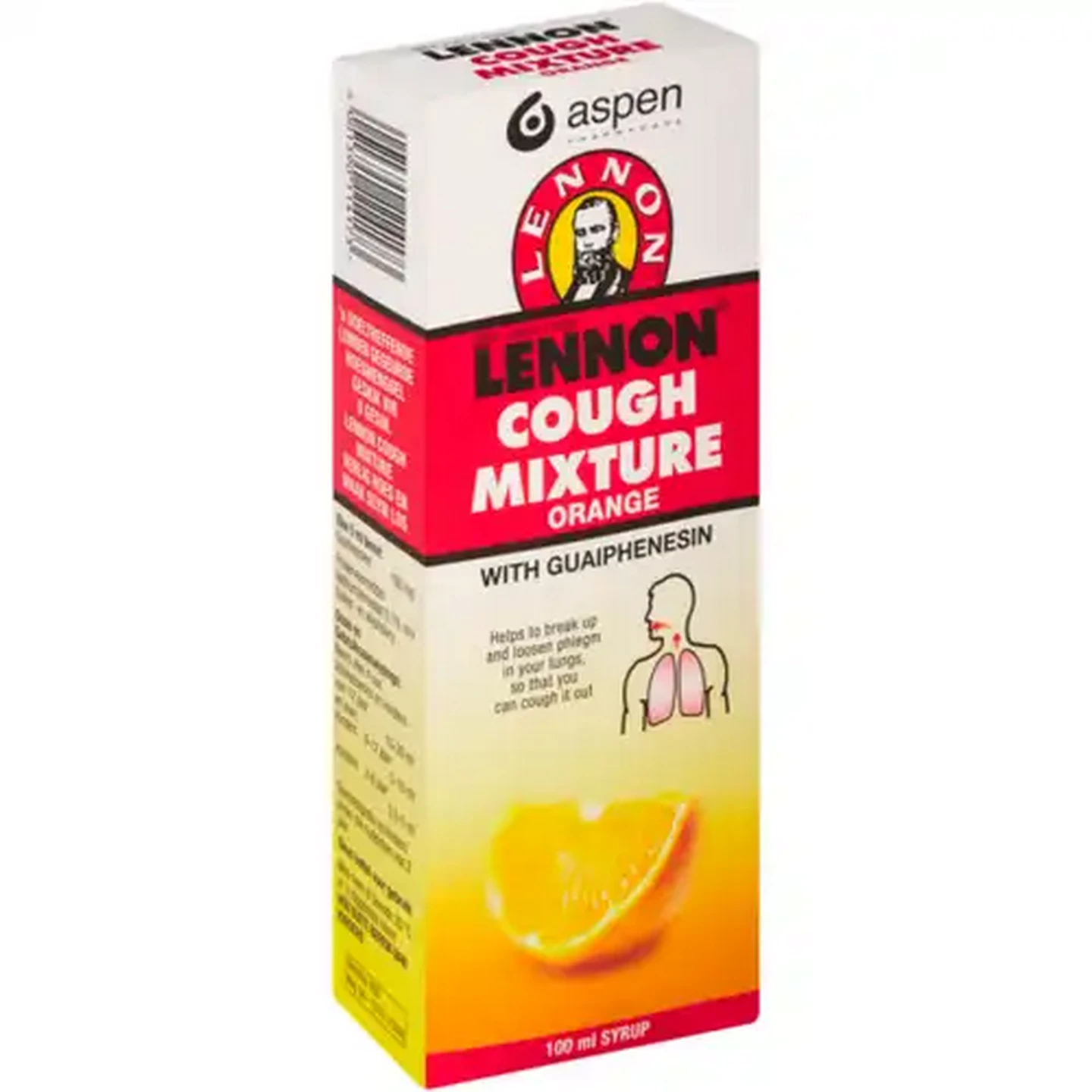 Image of Lennon Orange Cough Mixture 100ml