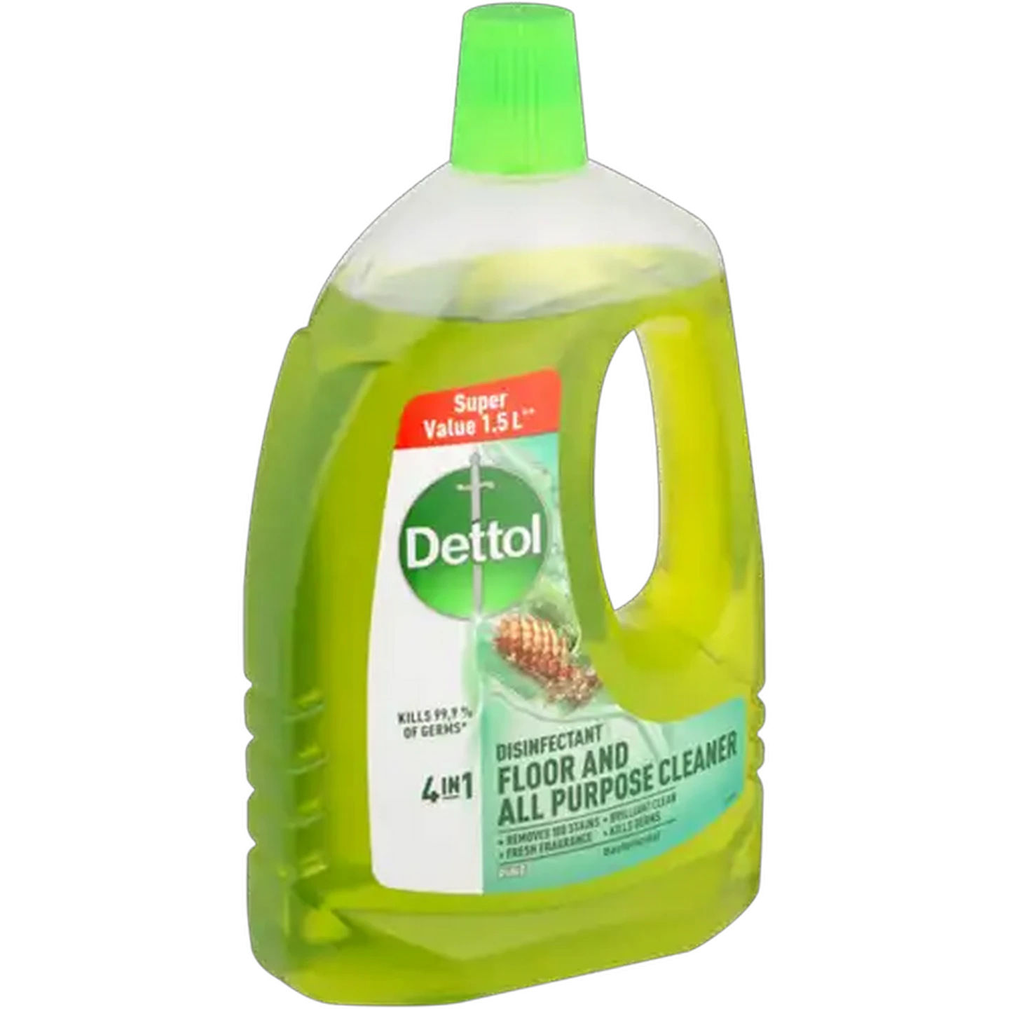 Image of Dettol Pine 4-In-1 Floor and All Purpose Cleaner 1.5L