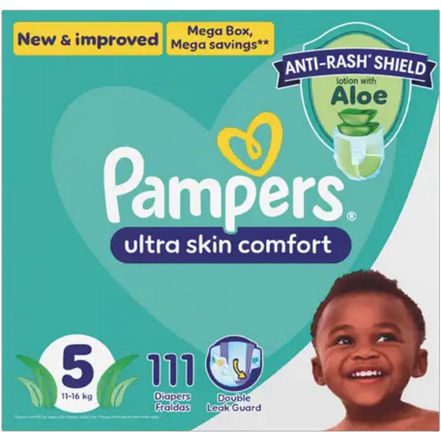 Image of Pampers Size 5 Disposable Nappies 111 Pack