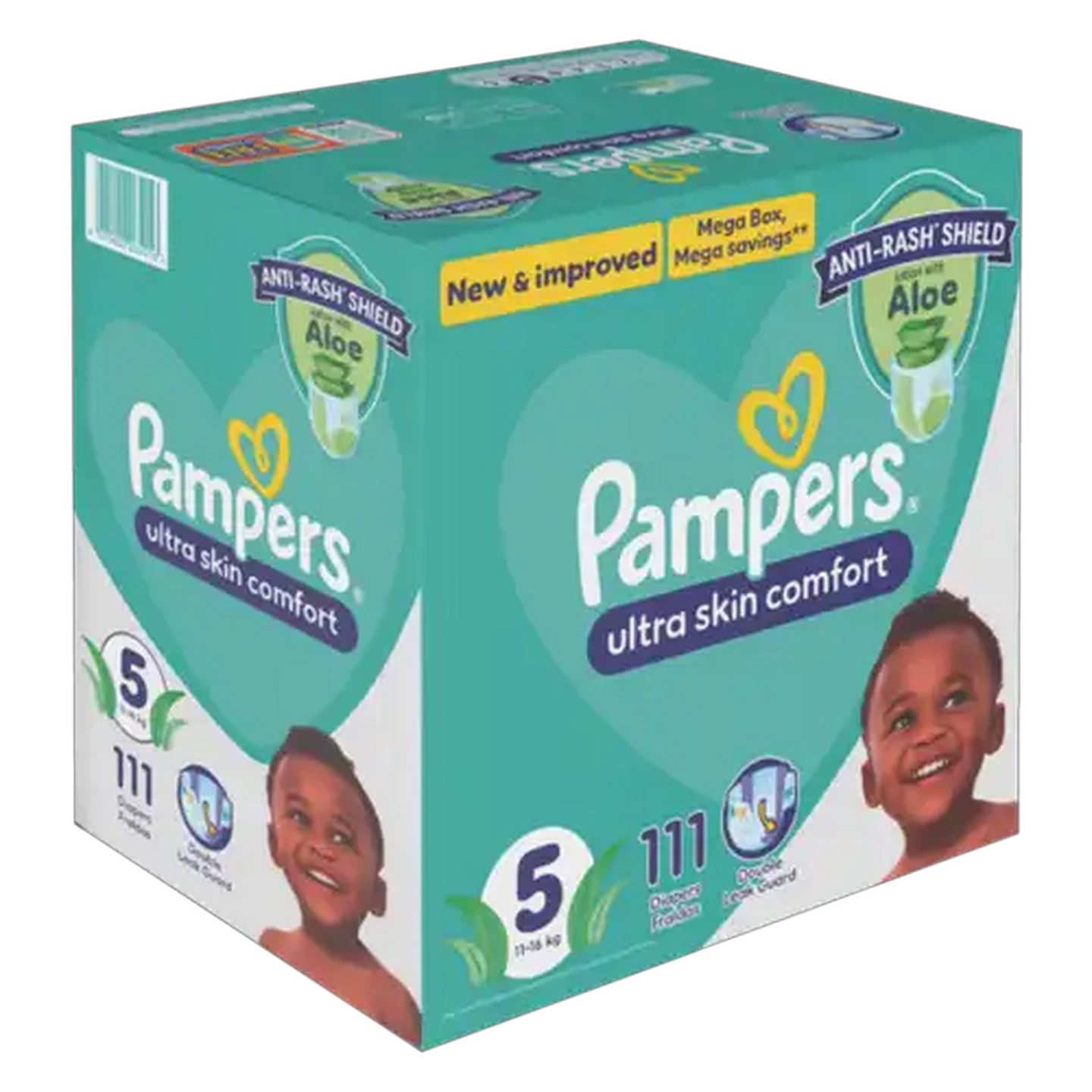 Image of Pampers Size 5 Disposable Nappies 111 Pack
