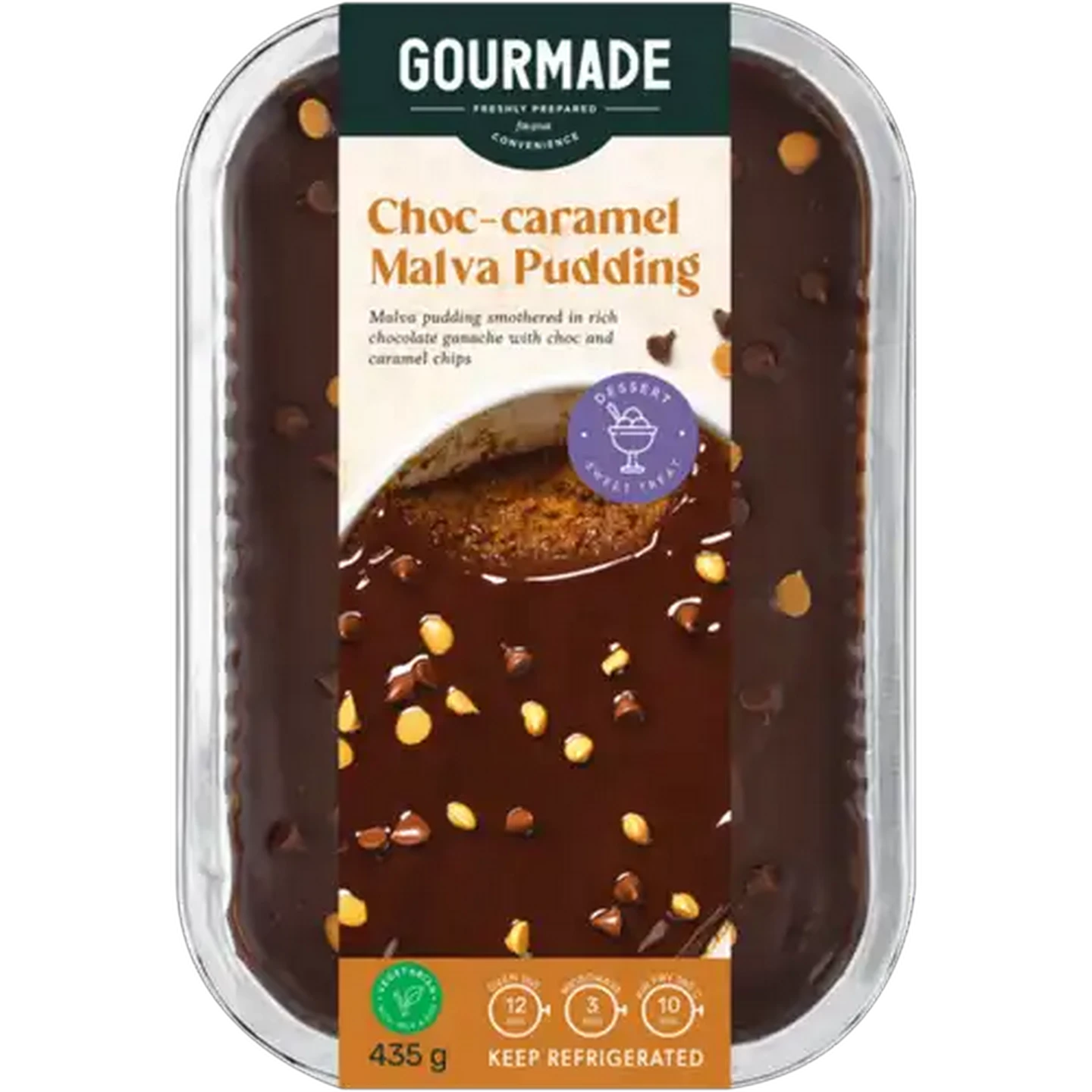 Image of Gourmade Choc-Caramel Malva Pudding 435g