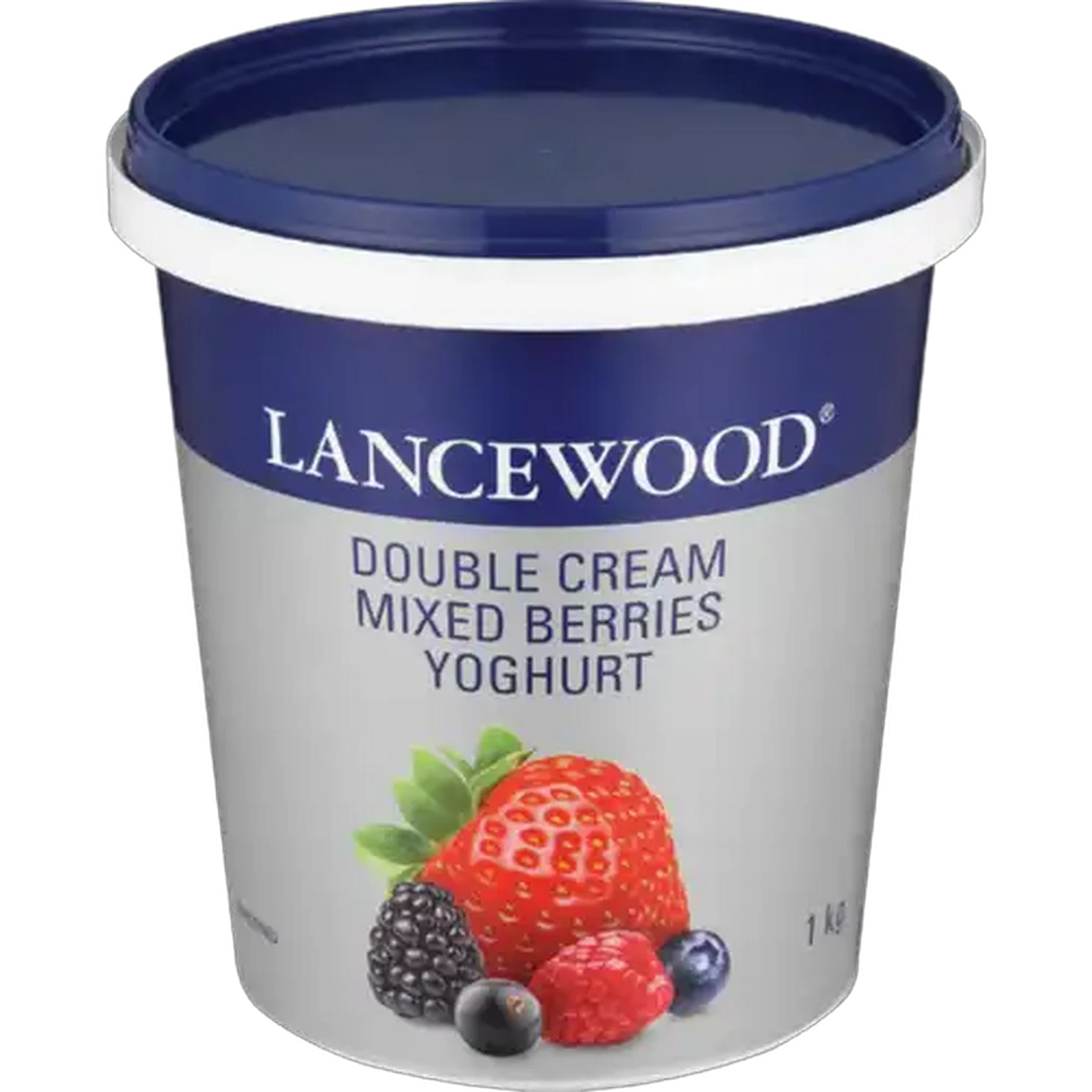 Image of LANCEWOOD Mix Berry Flavoured Double Cream Yoghurt 1kg
