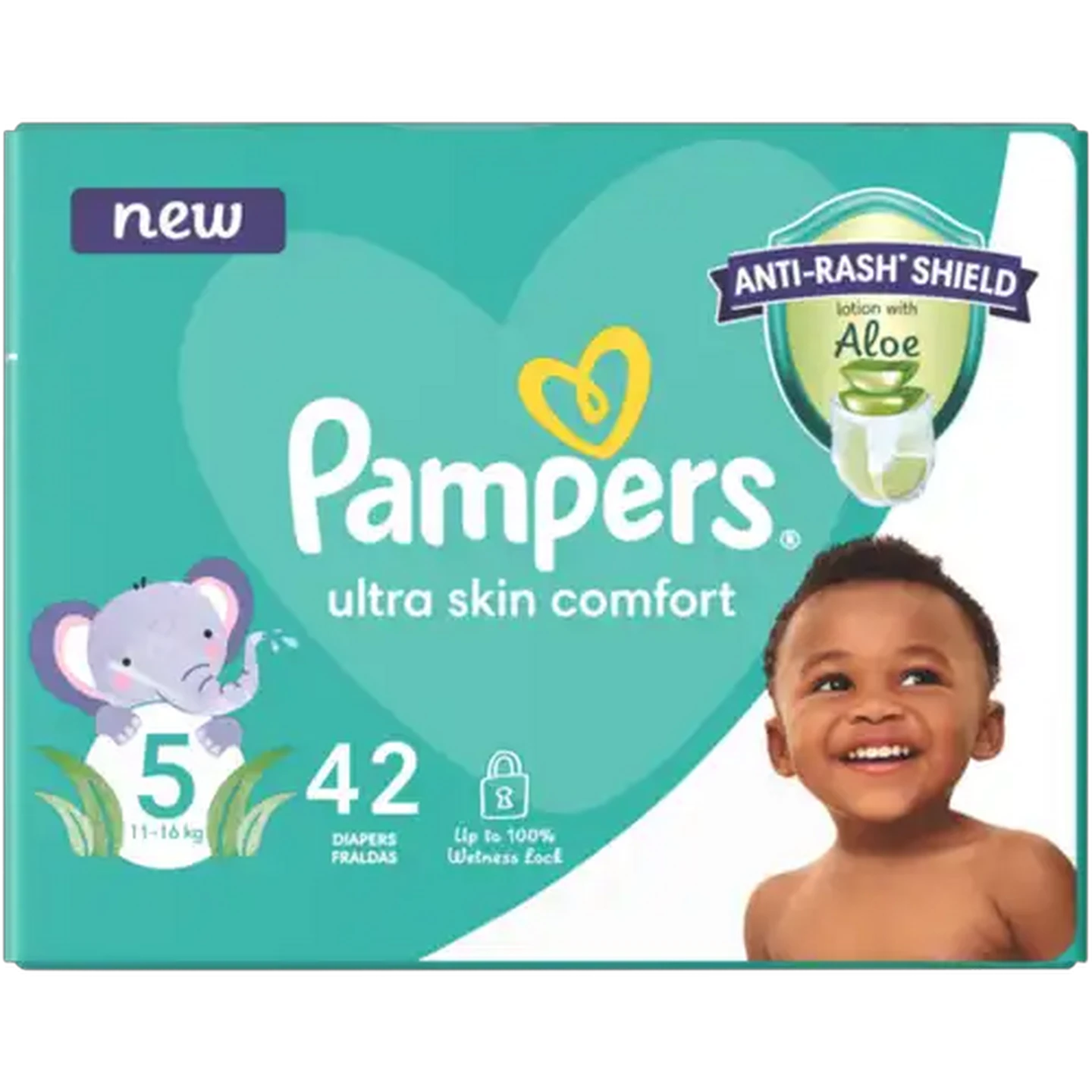 Image of Pampers Size 5 11-16kg Disposable Nappies 42 Pack