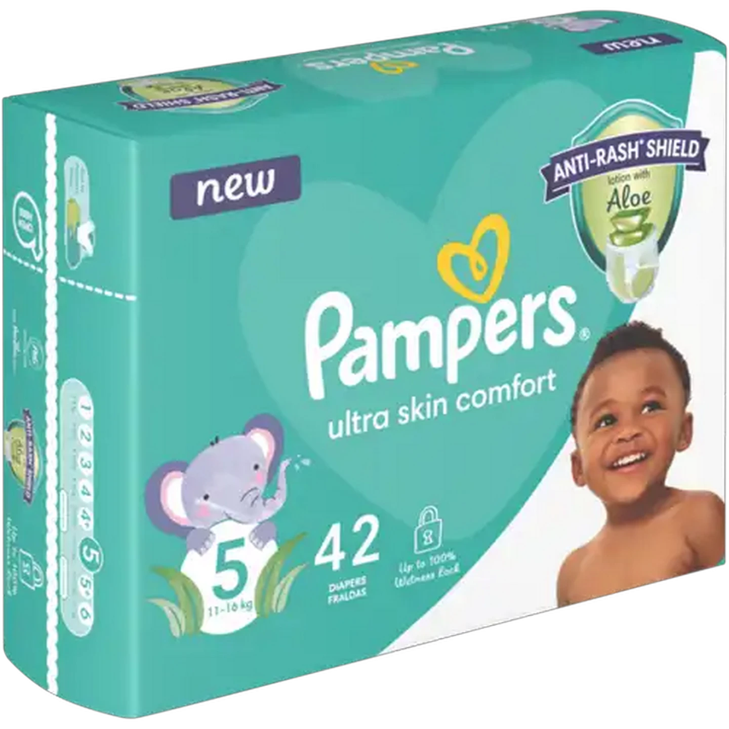 Image of Pampers Size 5 11-16kg Disposable Nappies 42 Pack