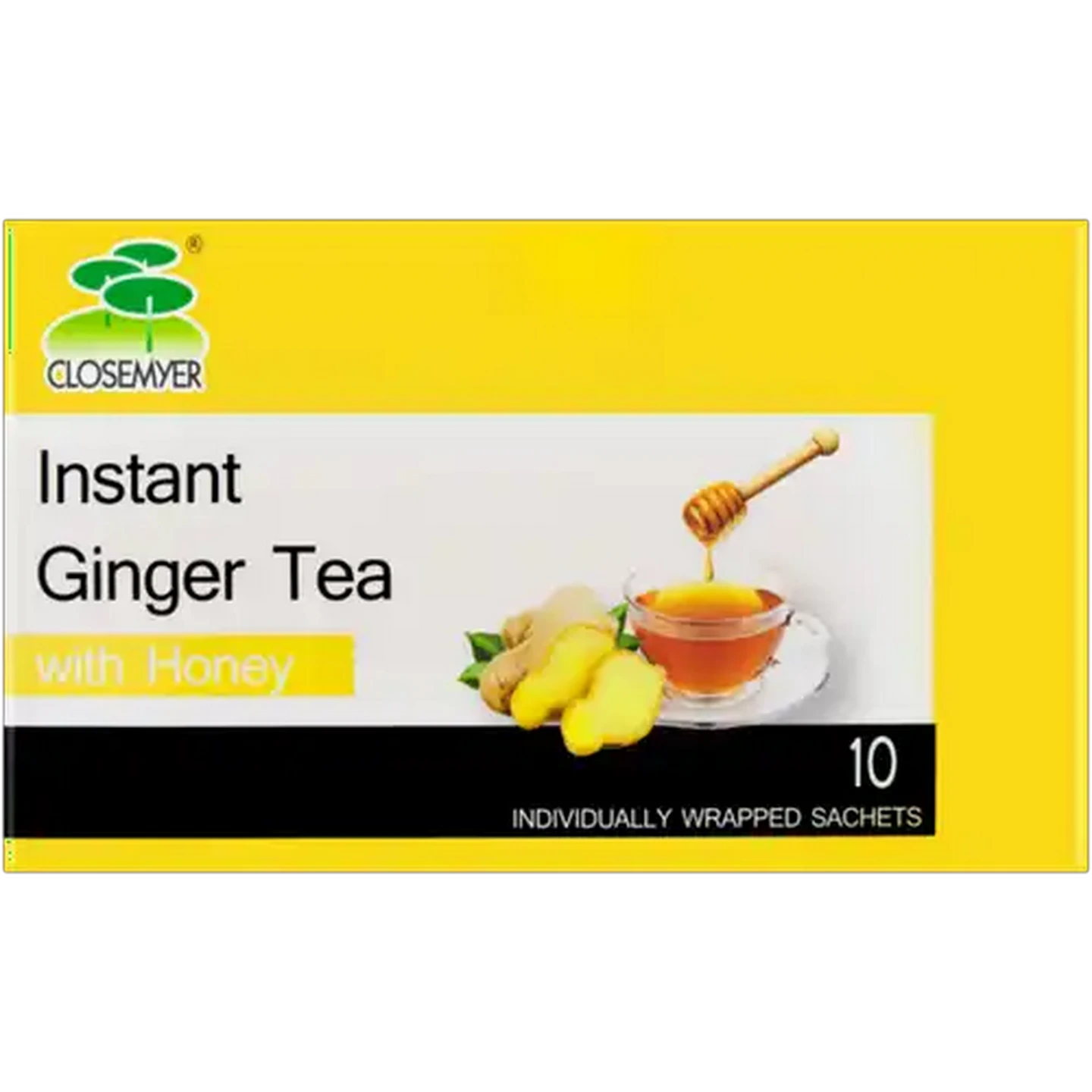 Image of Closemyer Instant Ginger Tea with Honey 10 Pack