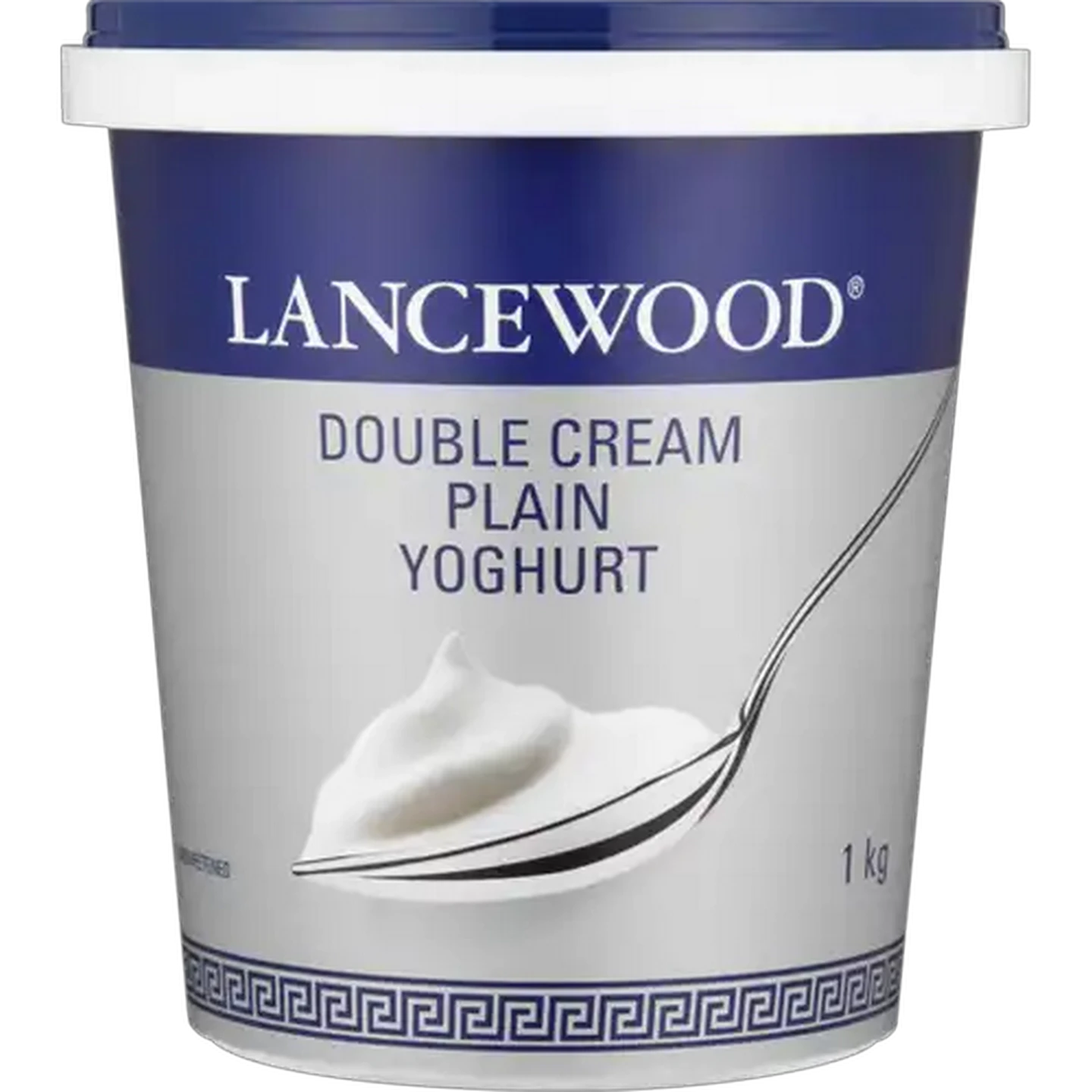 Image of LANCEWOOD Plain Double Cream Yoghurt 1kg