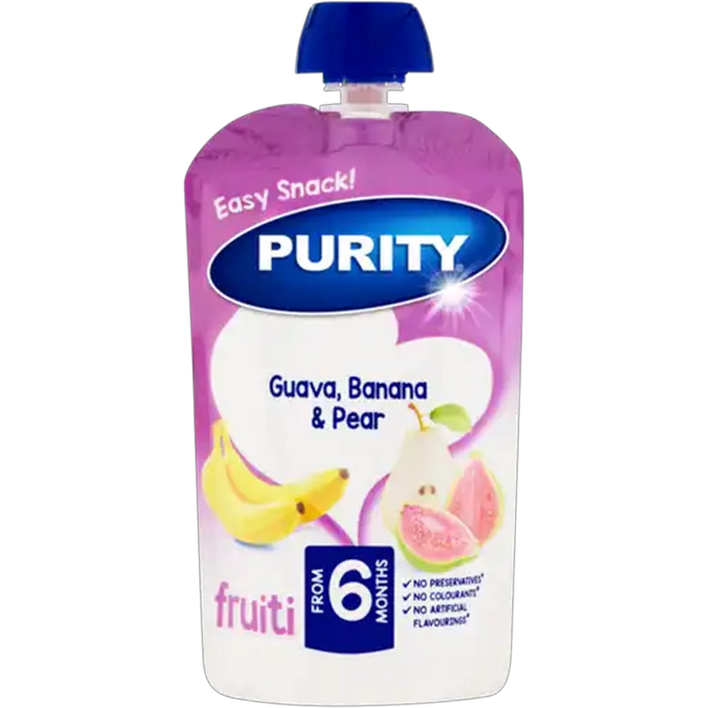 Image of PURITY From 6 Months Guava, Banana & Pear Fruiti 110ml