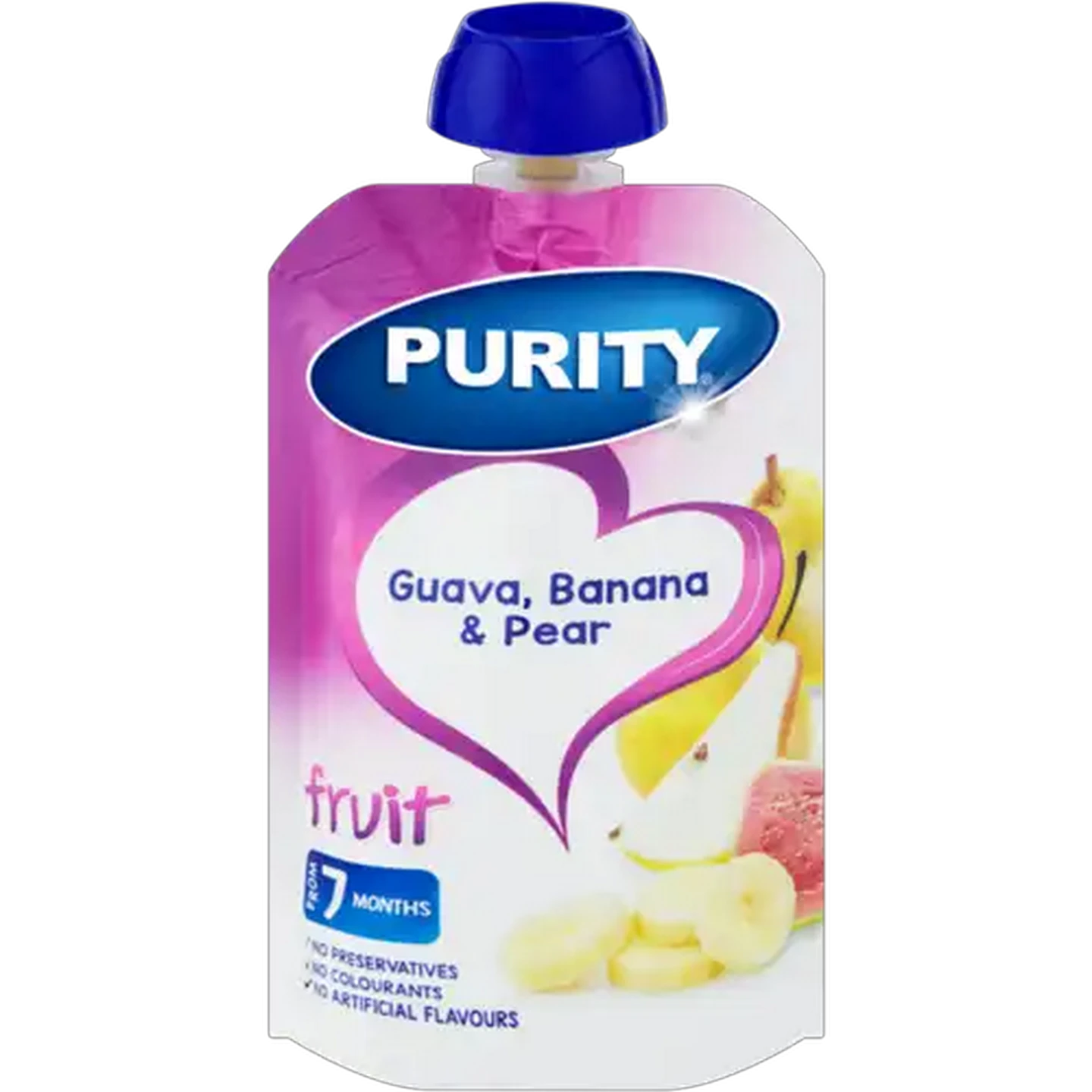 Image of PURITY From 6 Months Guava, Banana & Pear Fruiti 110ml