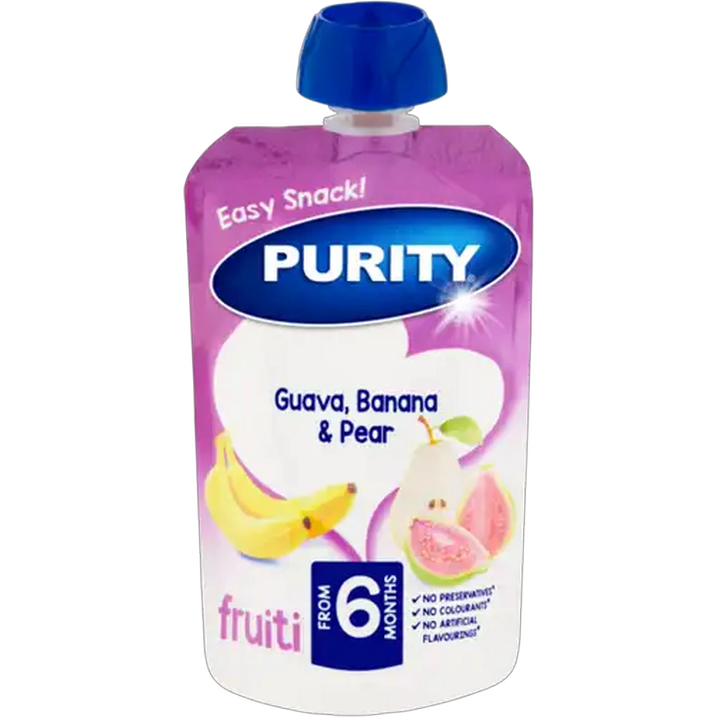 Image of PURITY From 6 Months Guava, Banana & Pear Fruiti 110ml