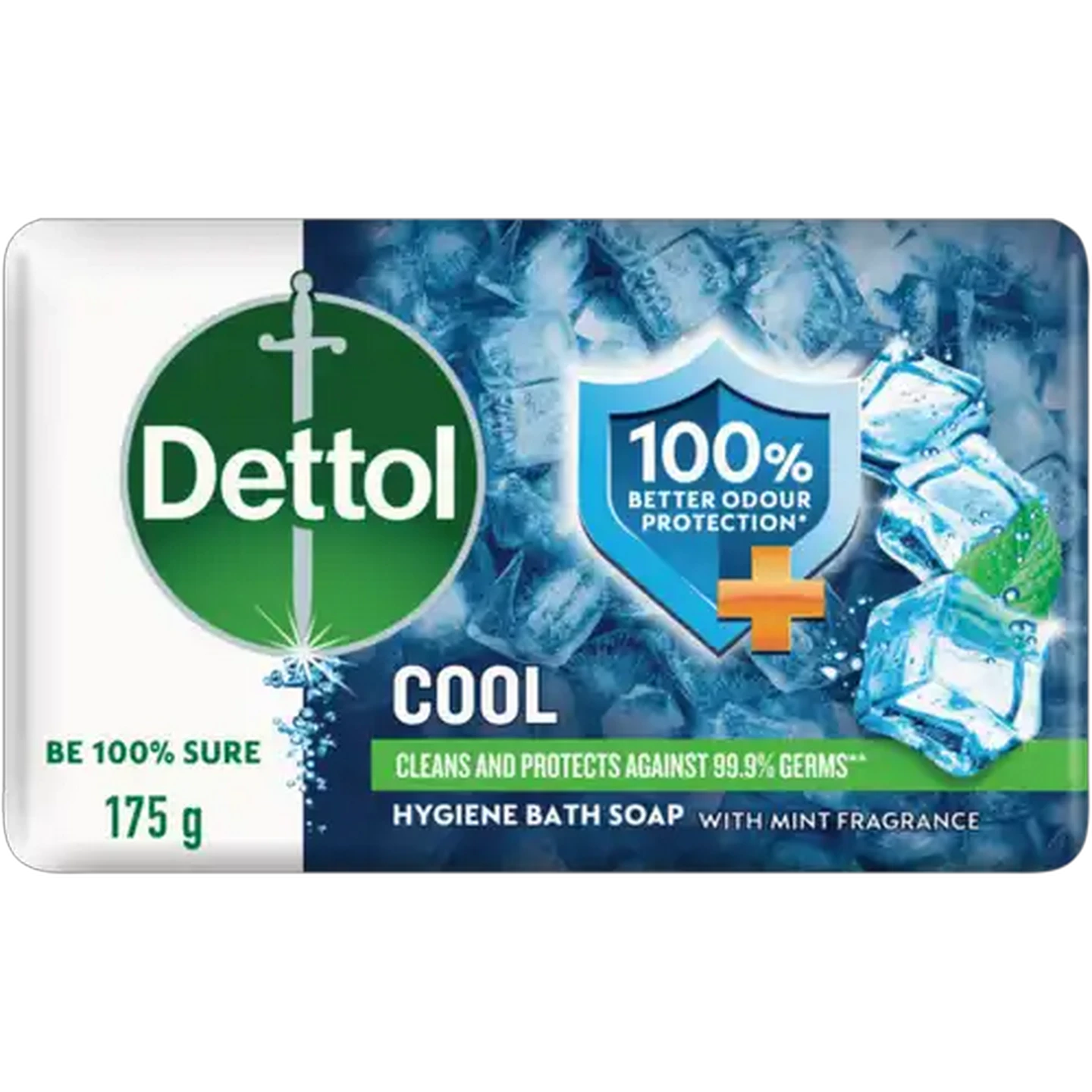 Image of Dettol Cool Hygiene Bath Soap Bar 175g