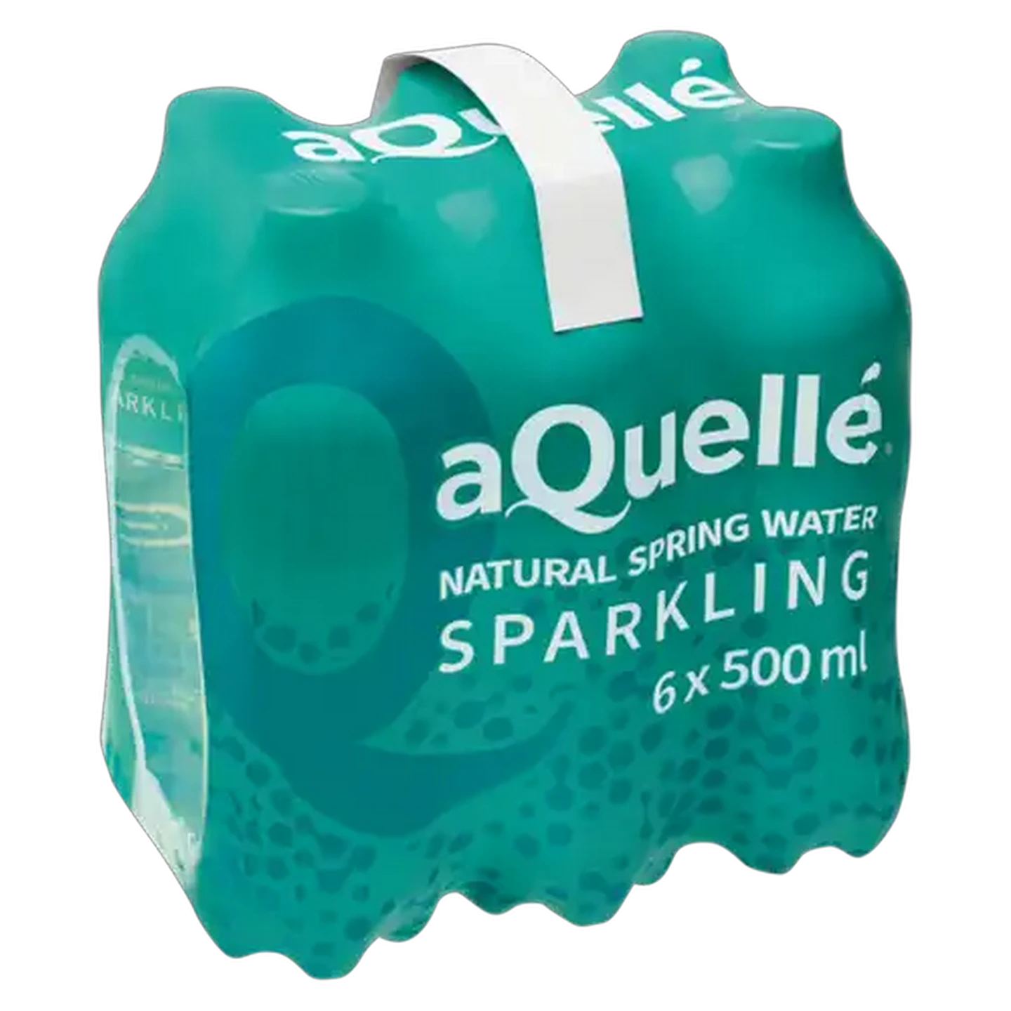 Image of aQuellé Natural Sparkling Spring Water 6 x 500ml