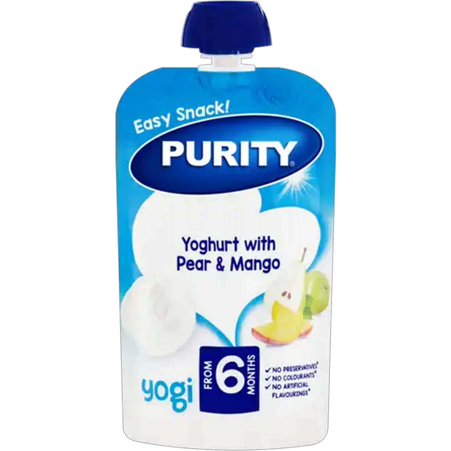 Image of PURITY From 6 Months Yoghurt with Pear & Mango Yogi 110ml