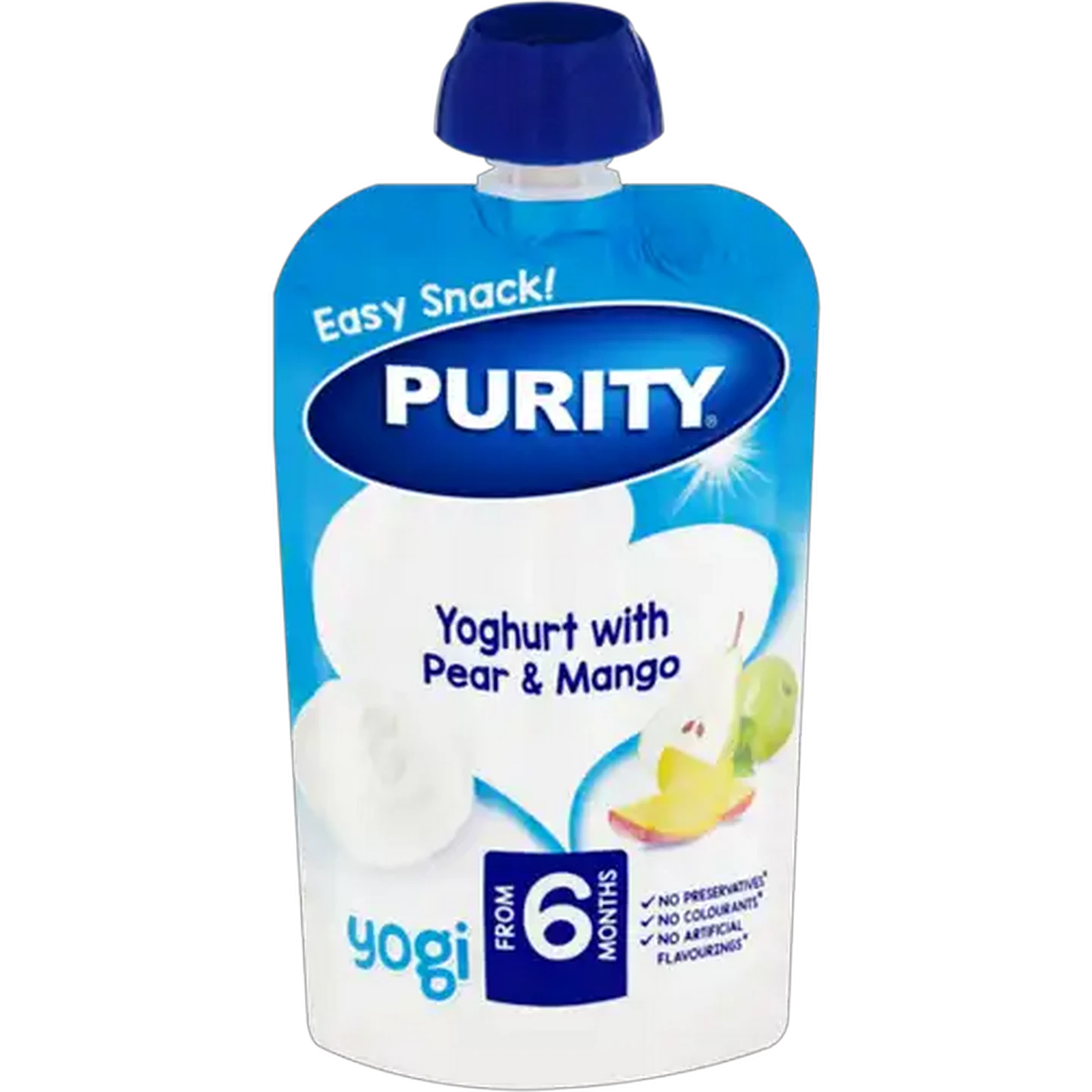 Image of PURITY From 6 Months Yoghurt with Pear & Mango Yogi 110ml