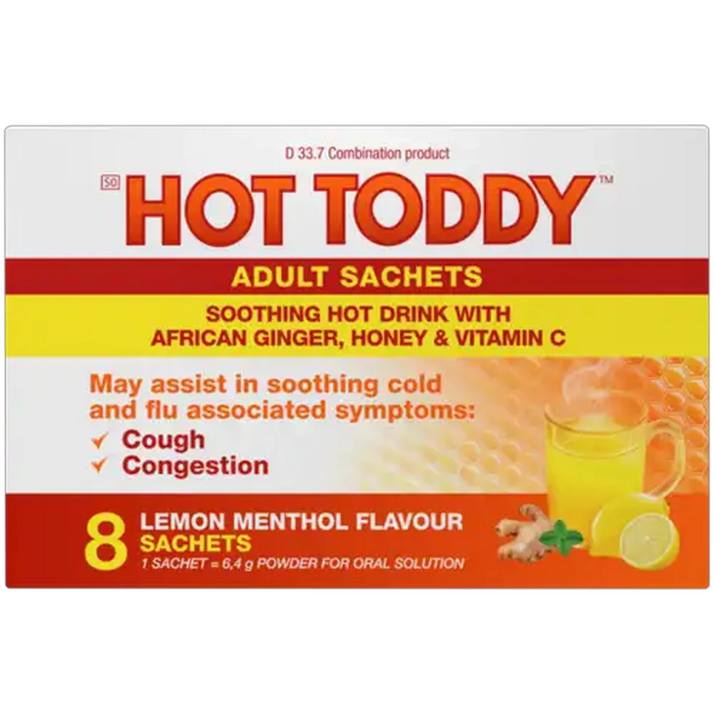 Image of Hot Toddy Adult Cold & Flu Sachets 8 Pack