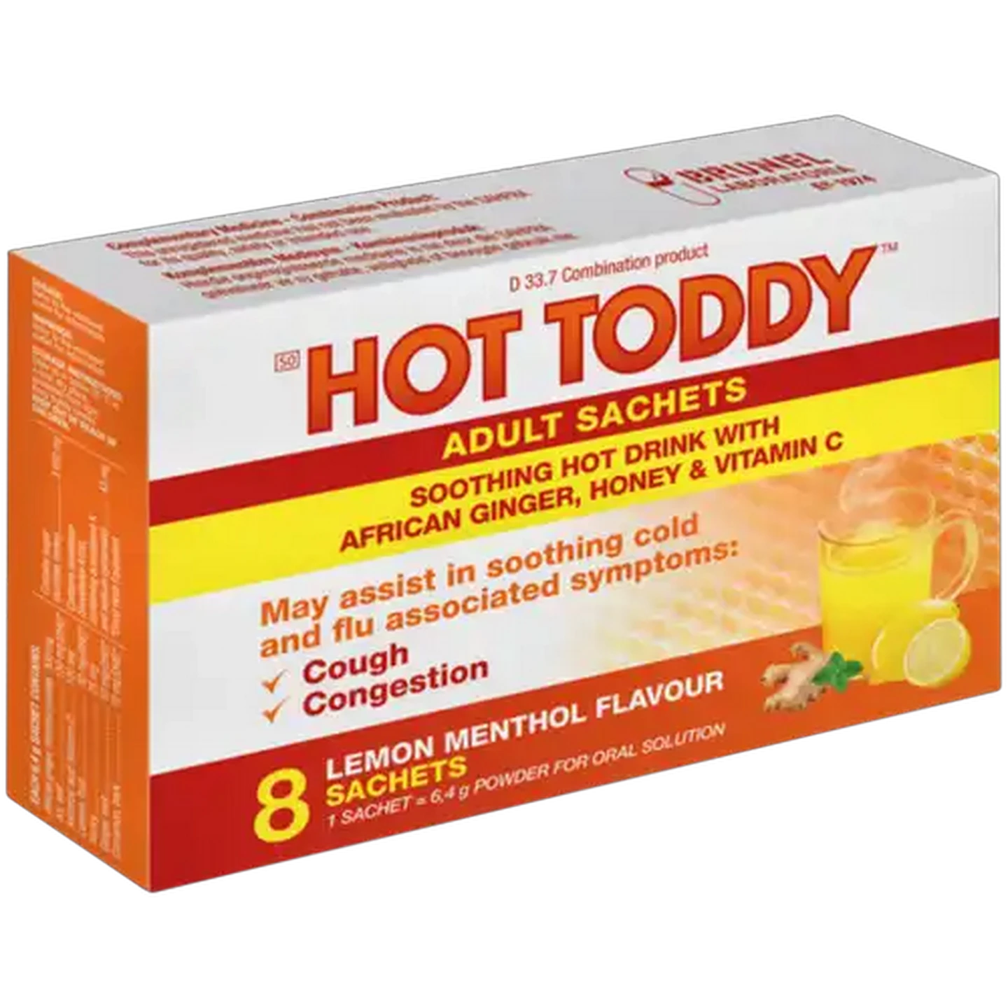 Image of Hot Toddy Adult Cold & Flu Sachets 8 Pack