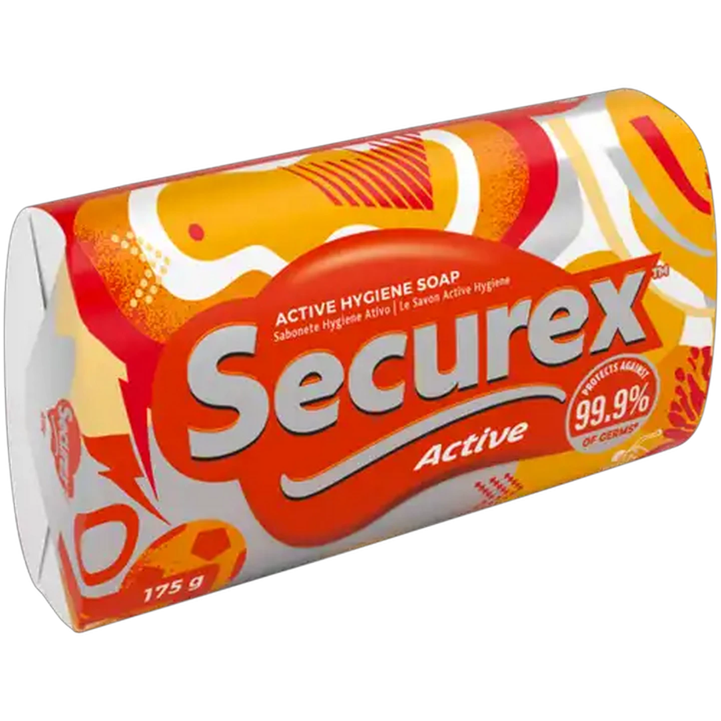 Image of Securex Active Active Hygiene Bar Soap 175g