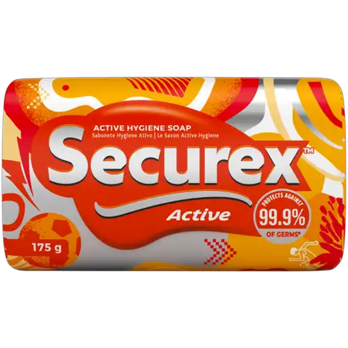 Image of Securex Active Active Hygiene Bar Soap 175g