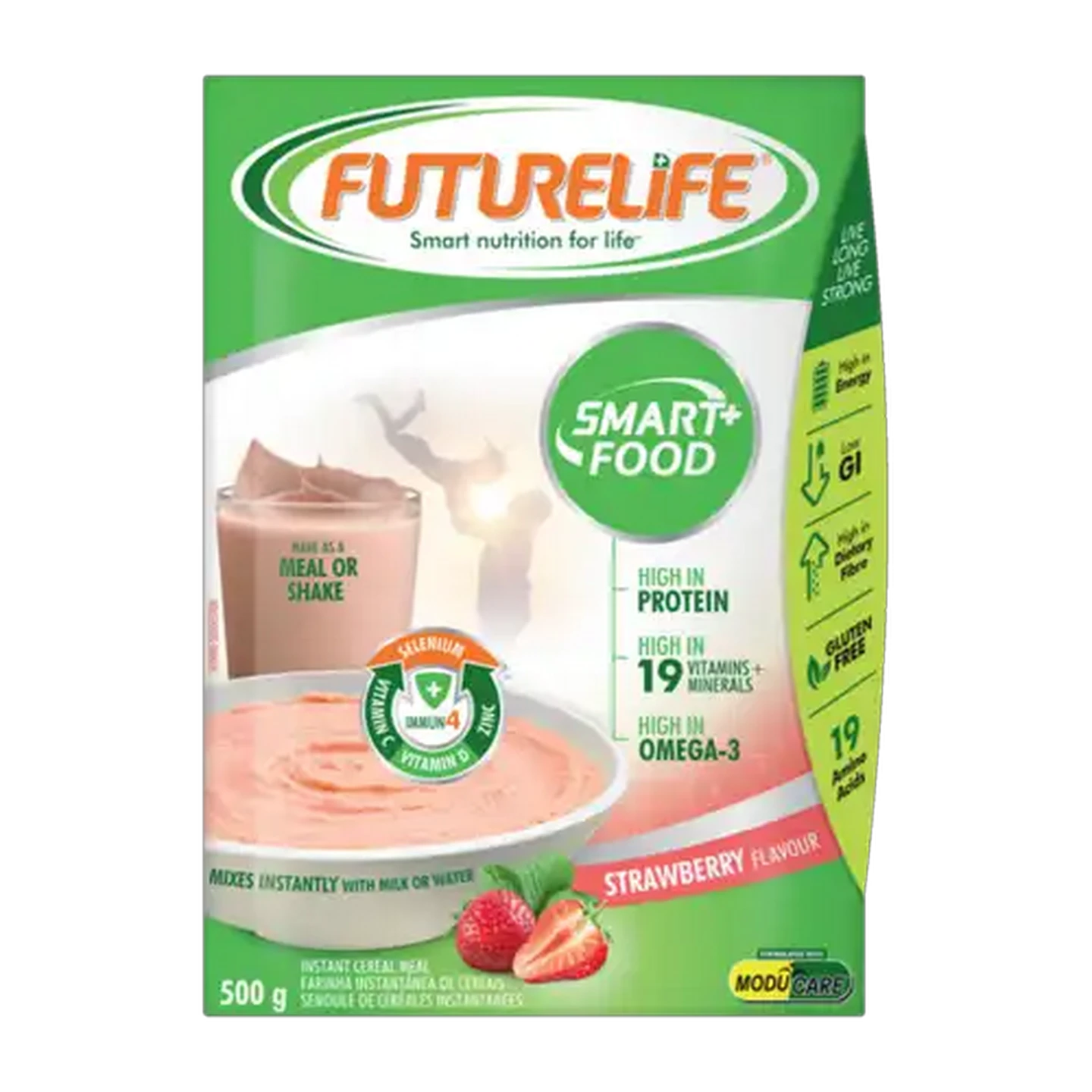 Image of FUTURELIFE Smart Food Strawberry Flavoured Cereal 500g