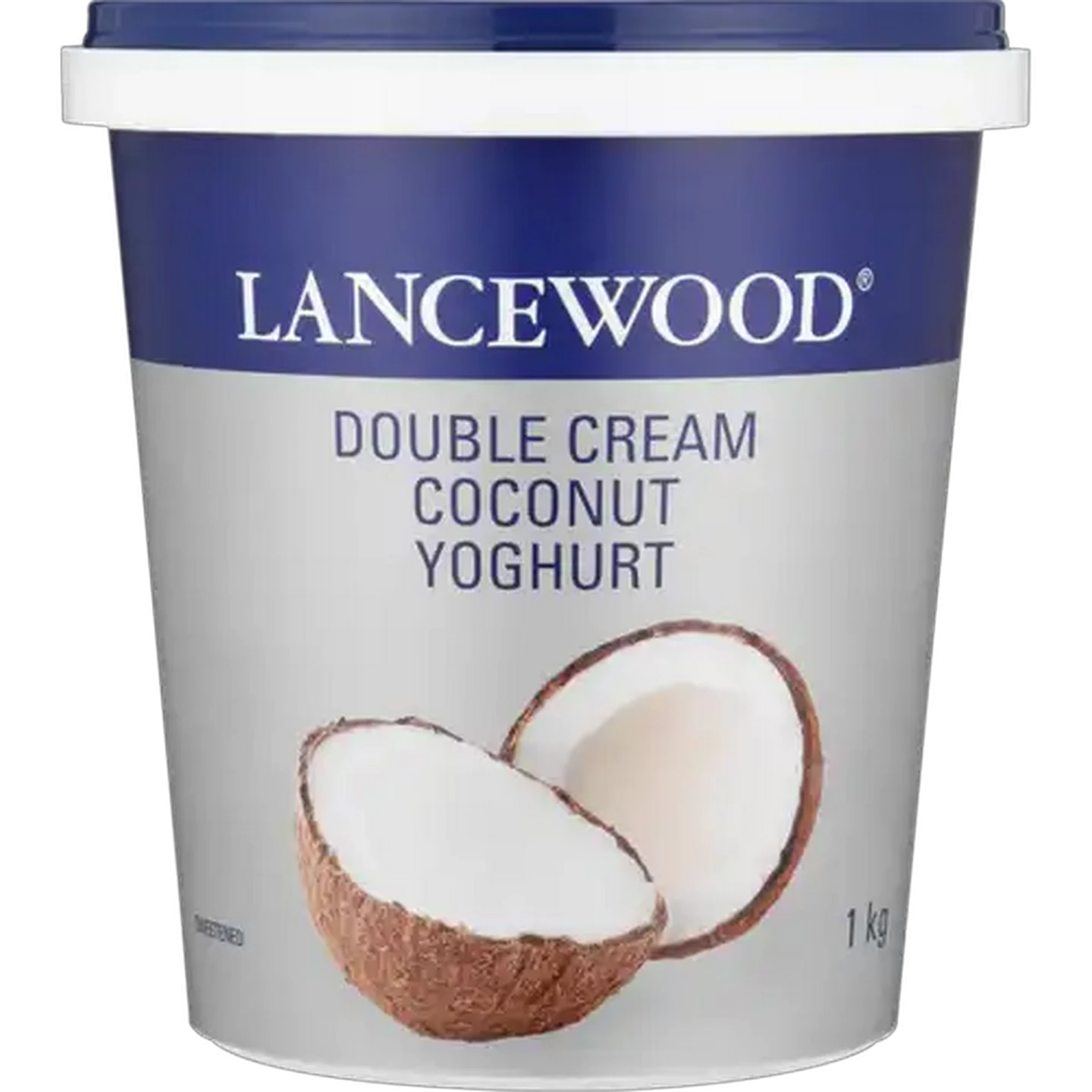 Image of LANCEWOOD Coconut Flavoured Double Cream Yoghurt 1kg