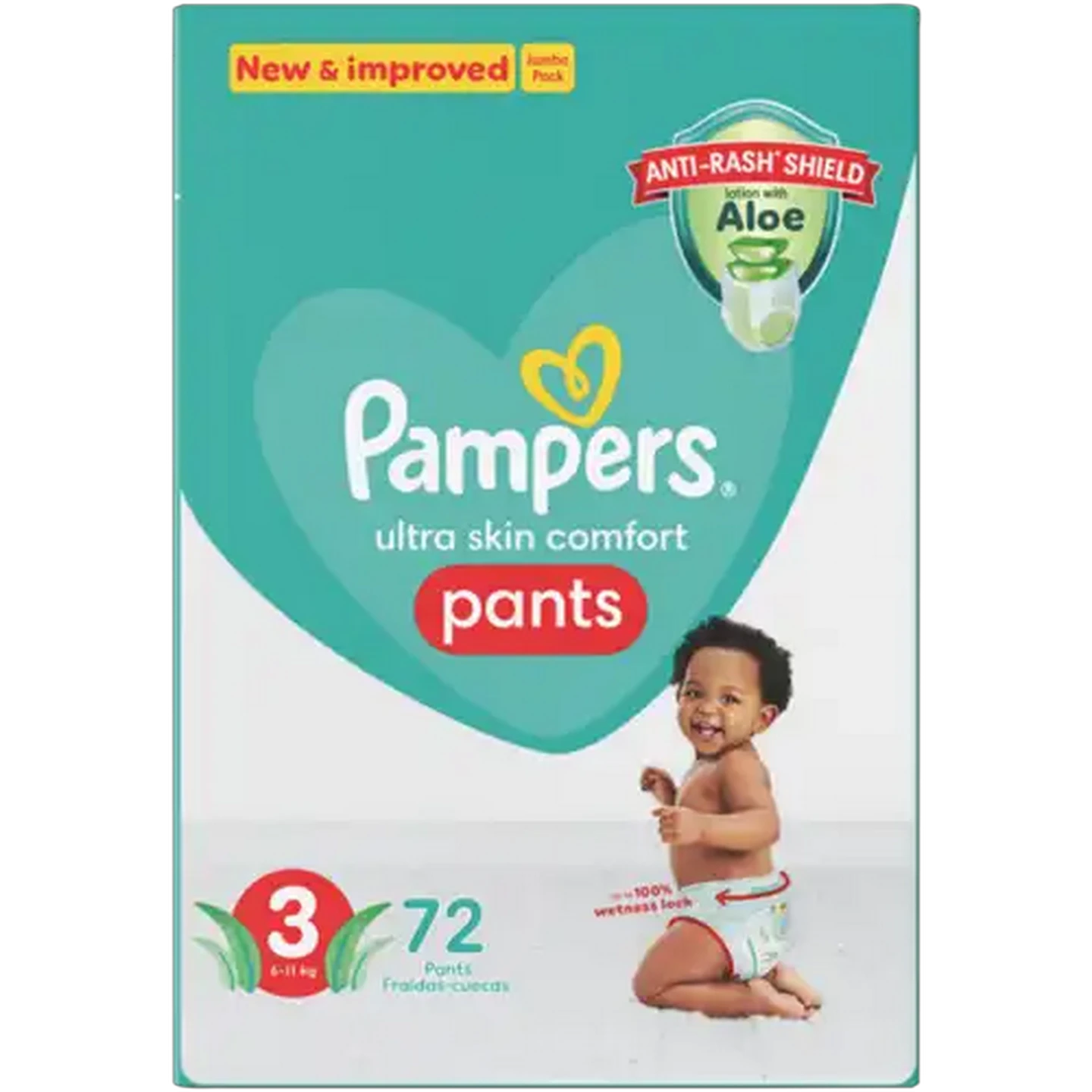 Image of Pampers Pants Active Fit Size 3 6-11kg Diapers 66 Pack