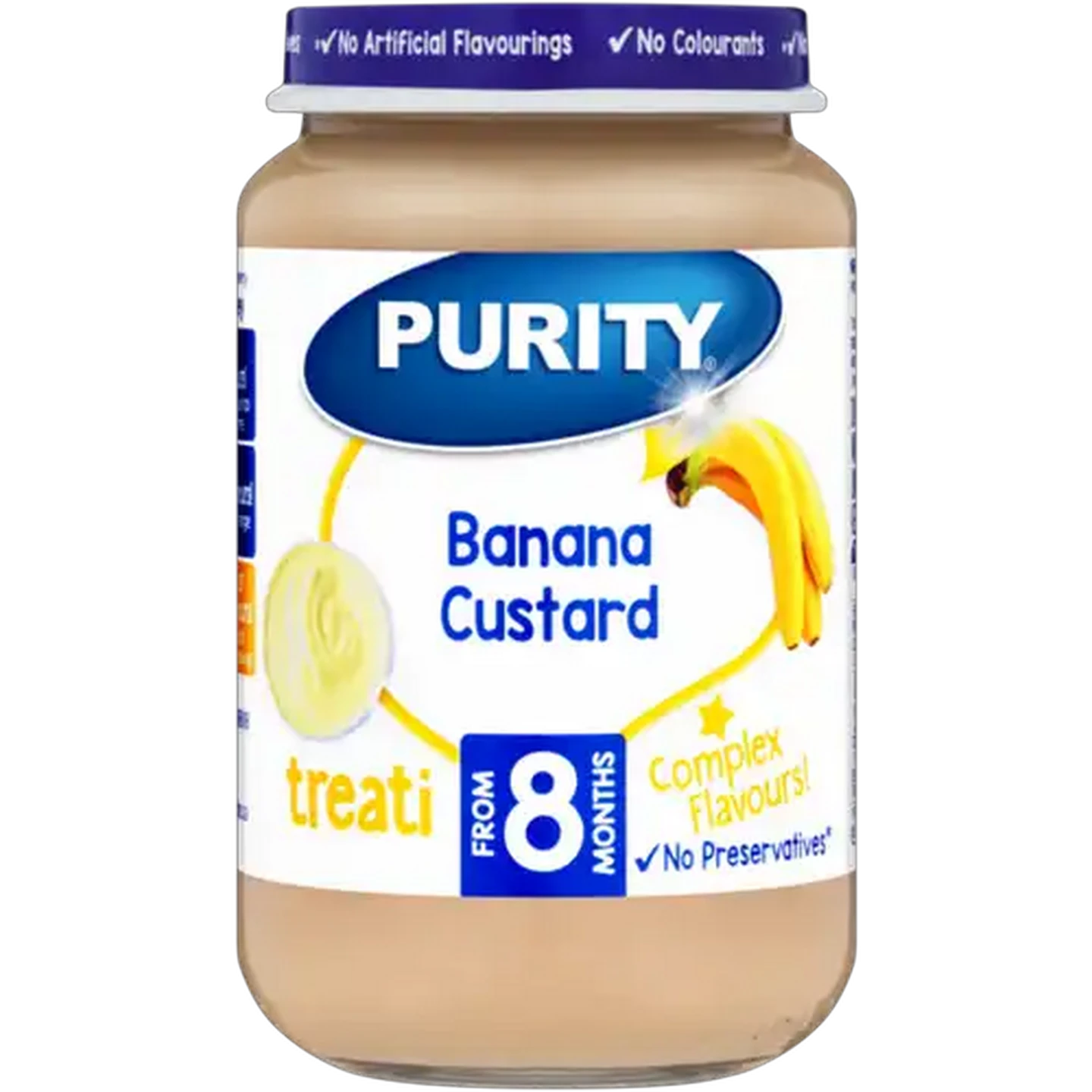 Image of PURITY From 8 Months Banana Custard Treati 200ml