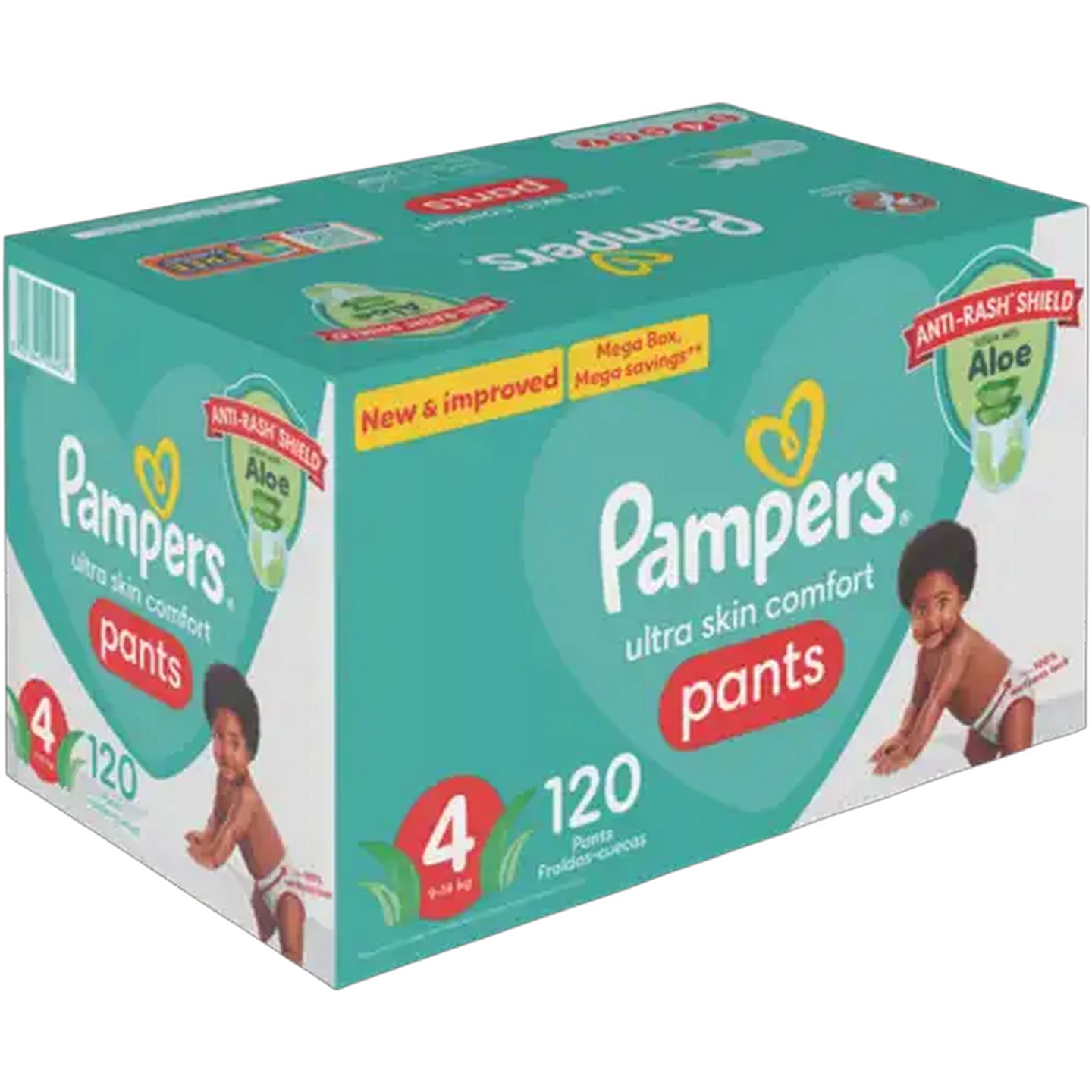Image of Pampers Pants Active Fit Size 4 9-14kg Diapers 120 Pack