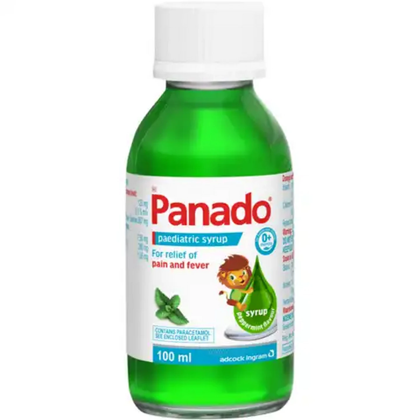 Image of Panado Peppermint Flavour Paediatric Syrup 100ml