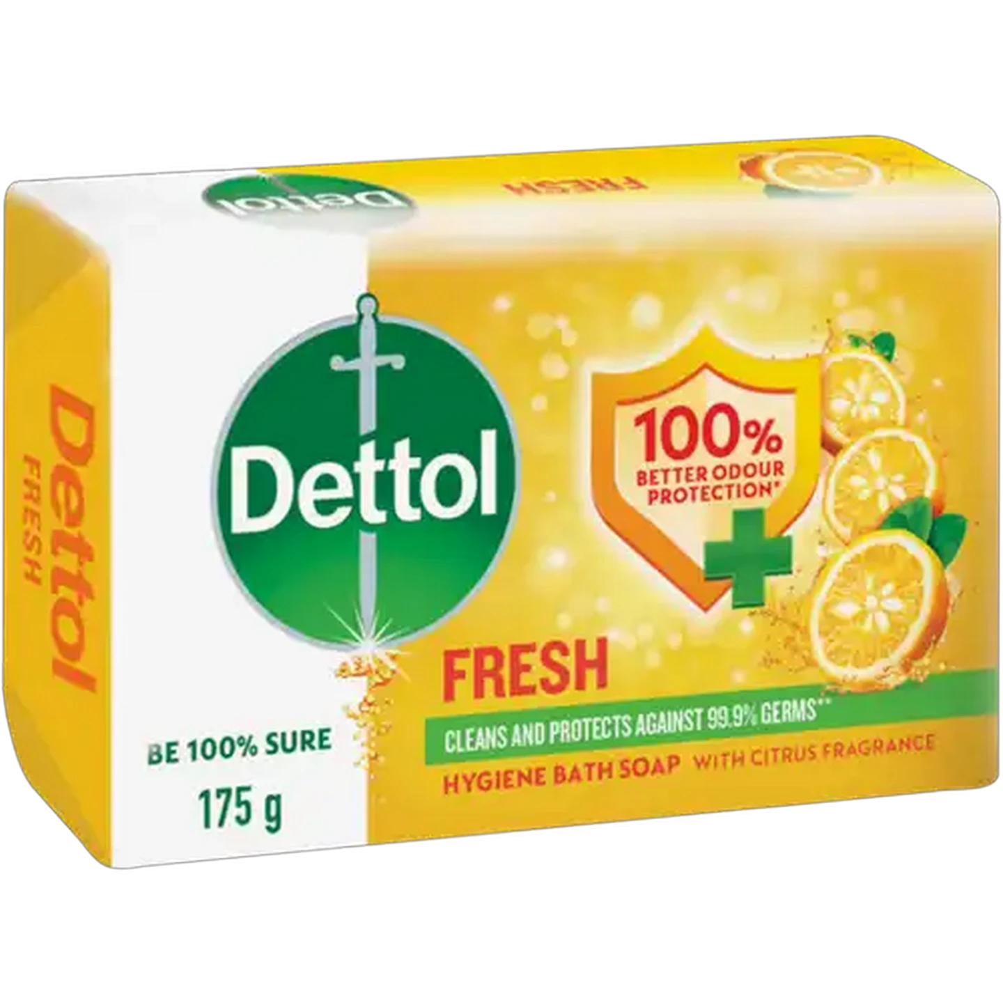Image of Dettol Fresh Hygiene Bath Bar Soap 175g