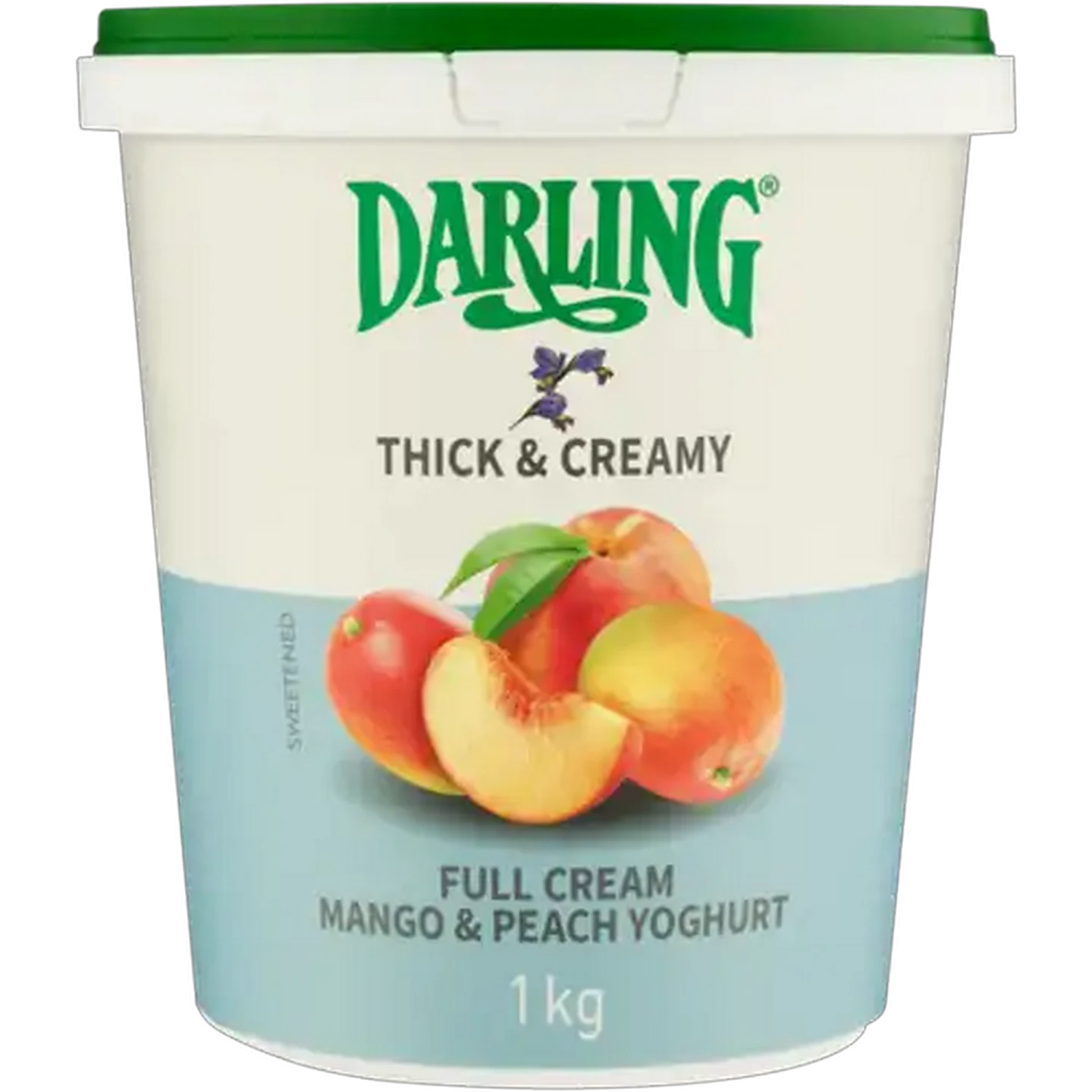 Image of Darling Thick & Creamy Mango & Peach Full Cream Yoghurt 1kg